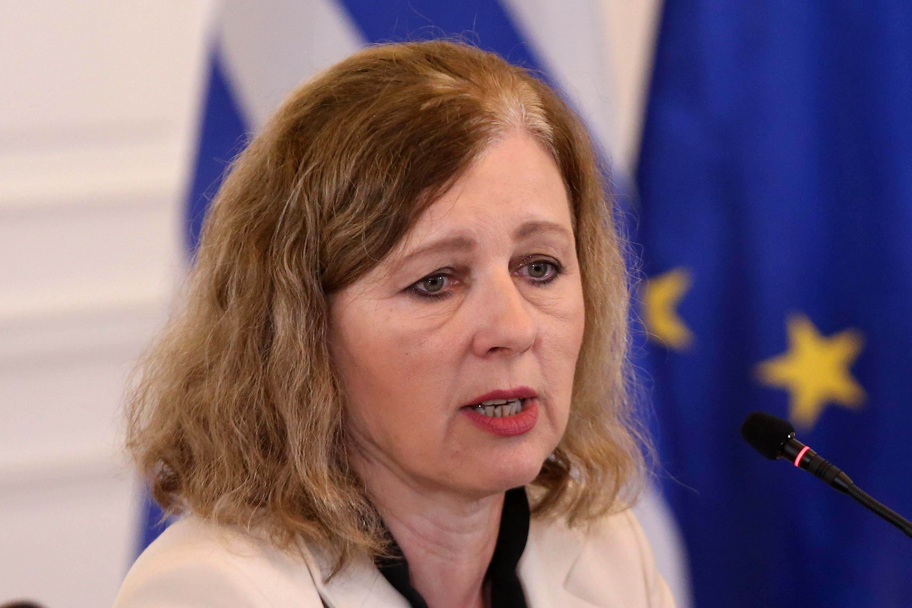 La vicepresidenta de la Comisión Europea, Vera Jourova, que relevará a Didier Reynders como comisario de Justicia