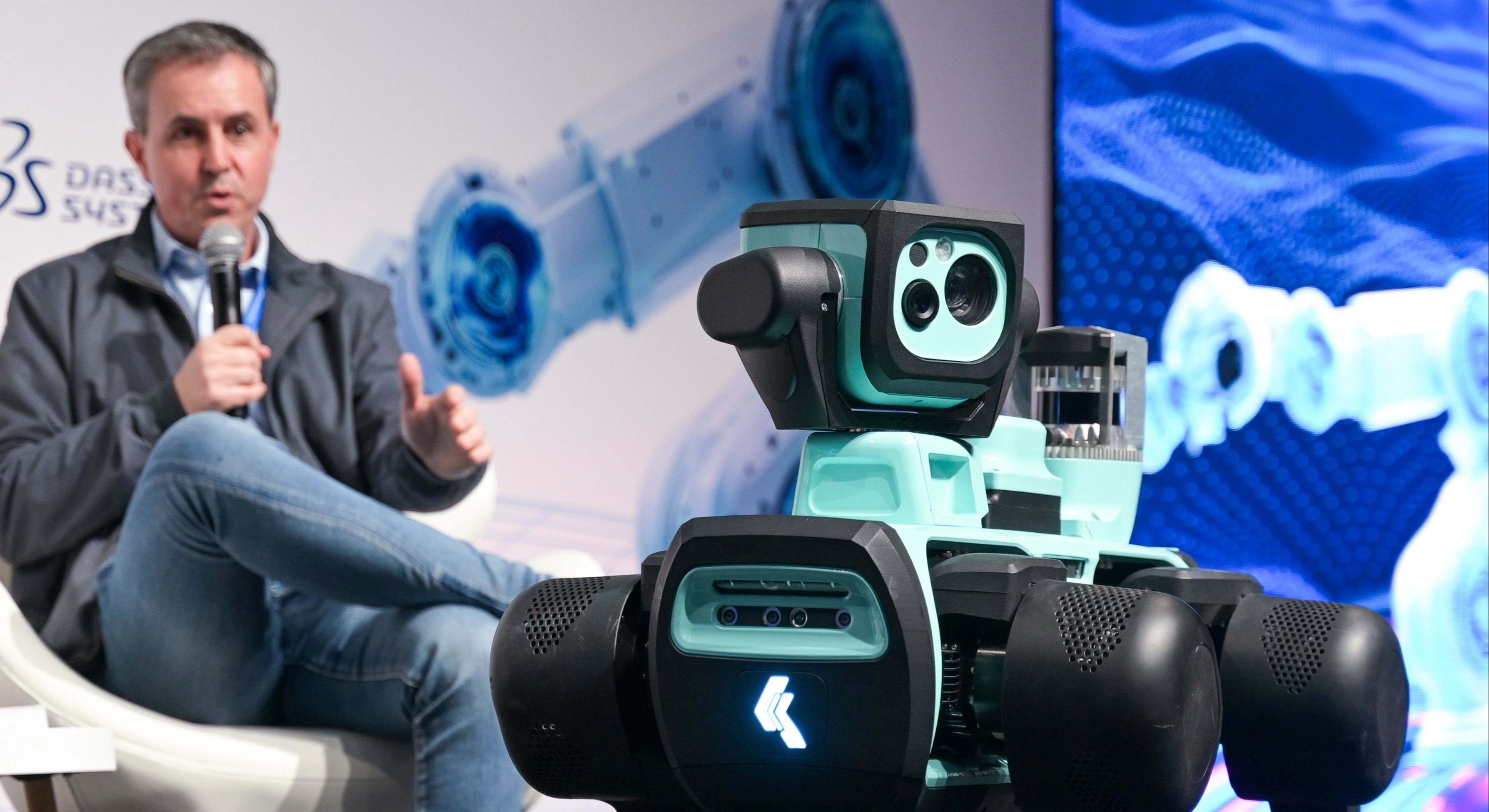 Robot presentado en el marco de Advanced Factories 2025