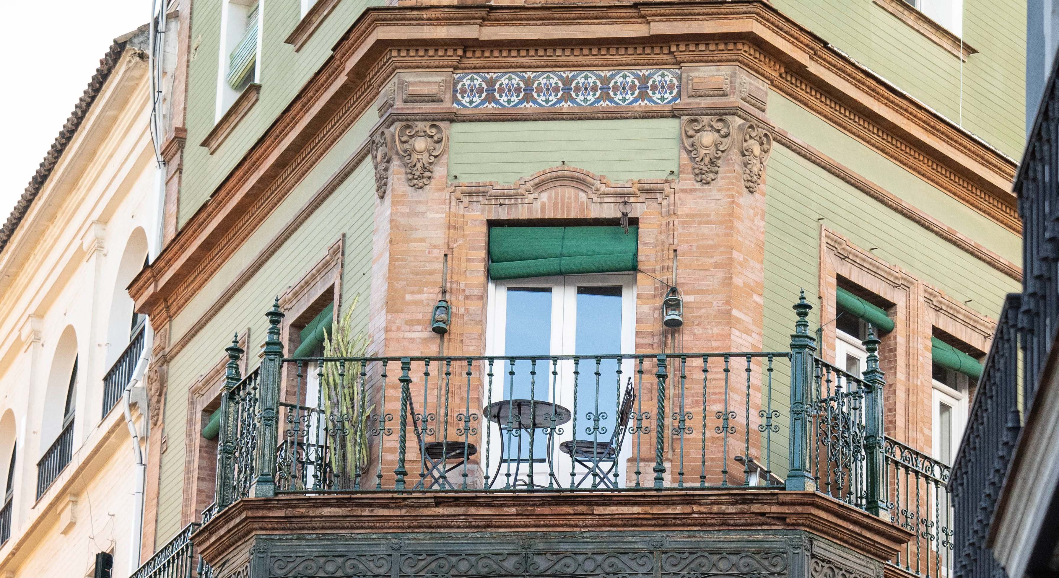 vista del balcón de una vivienda