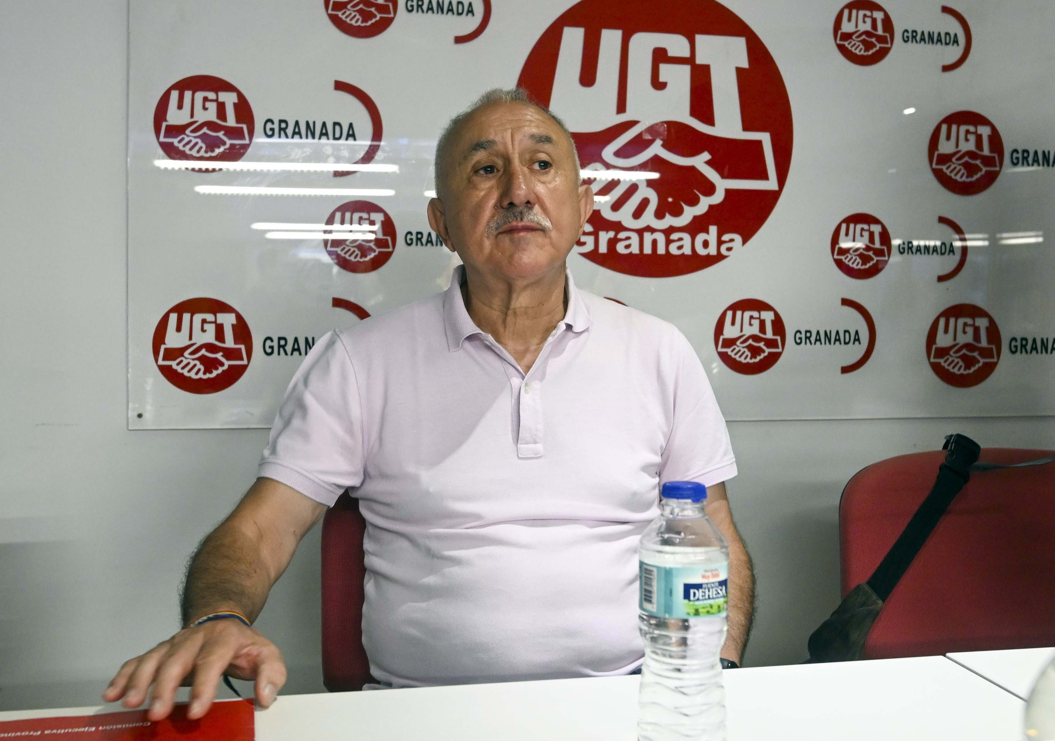 El secretario general de UGT, Pepe Álvarez,