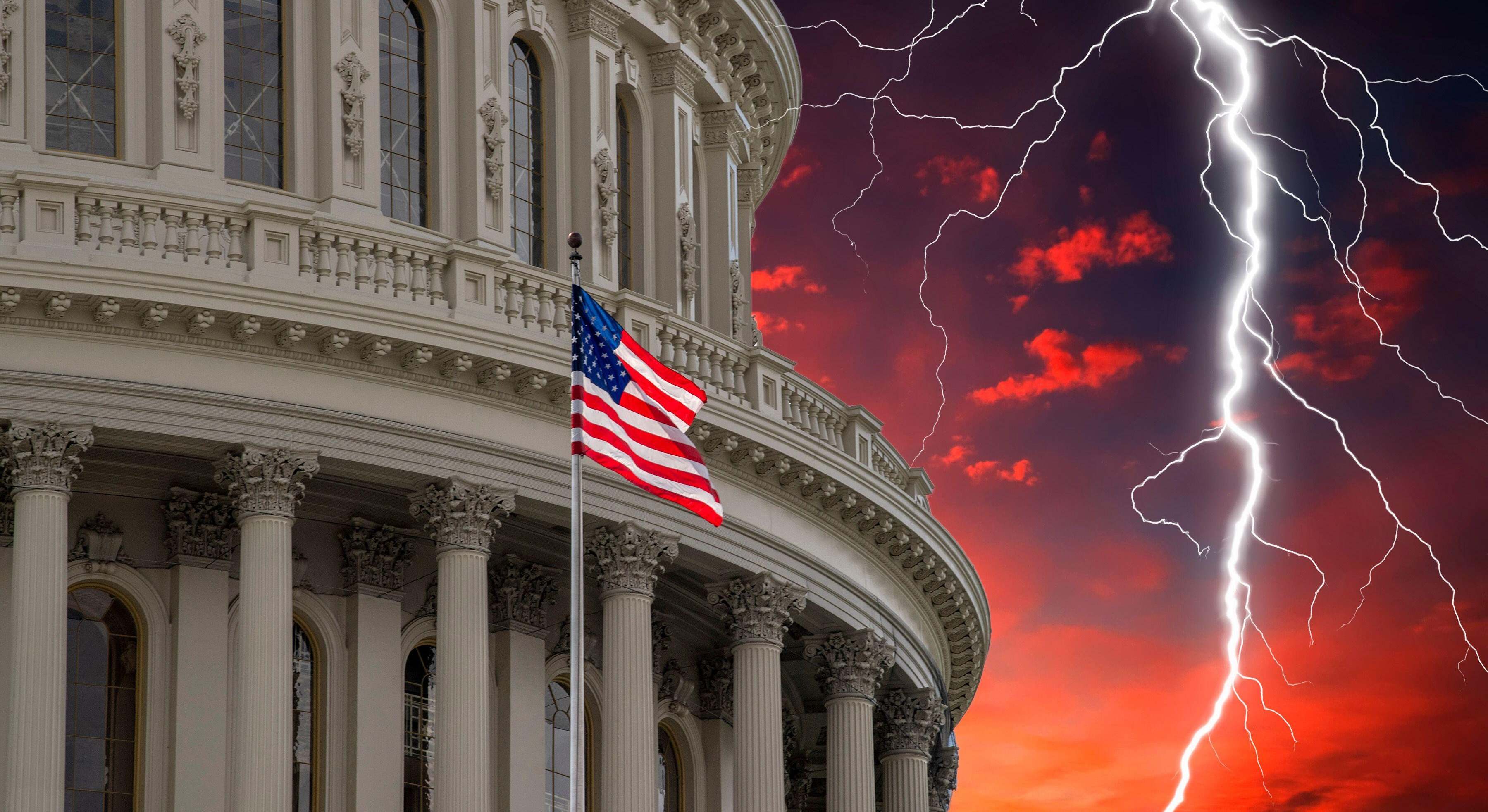 Ilustración del Capitolio en Washington, sede del Congreso de EEUU