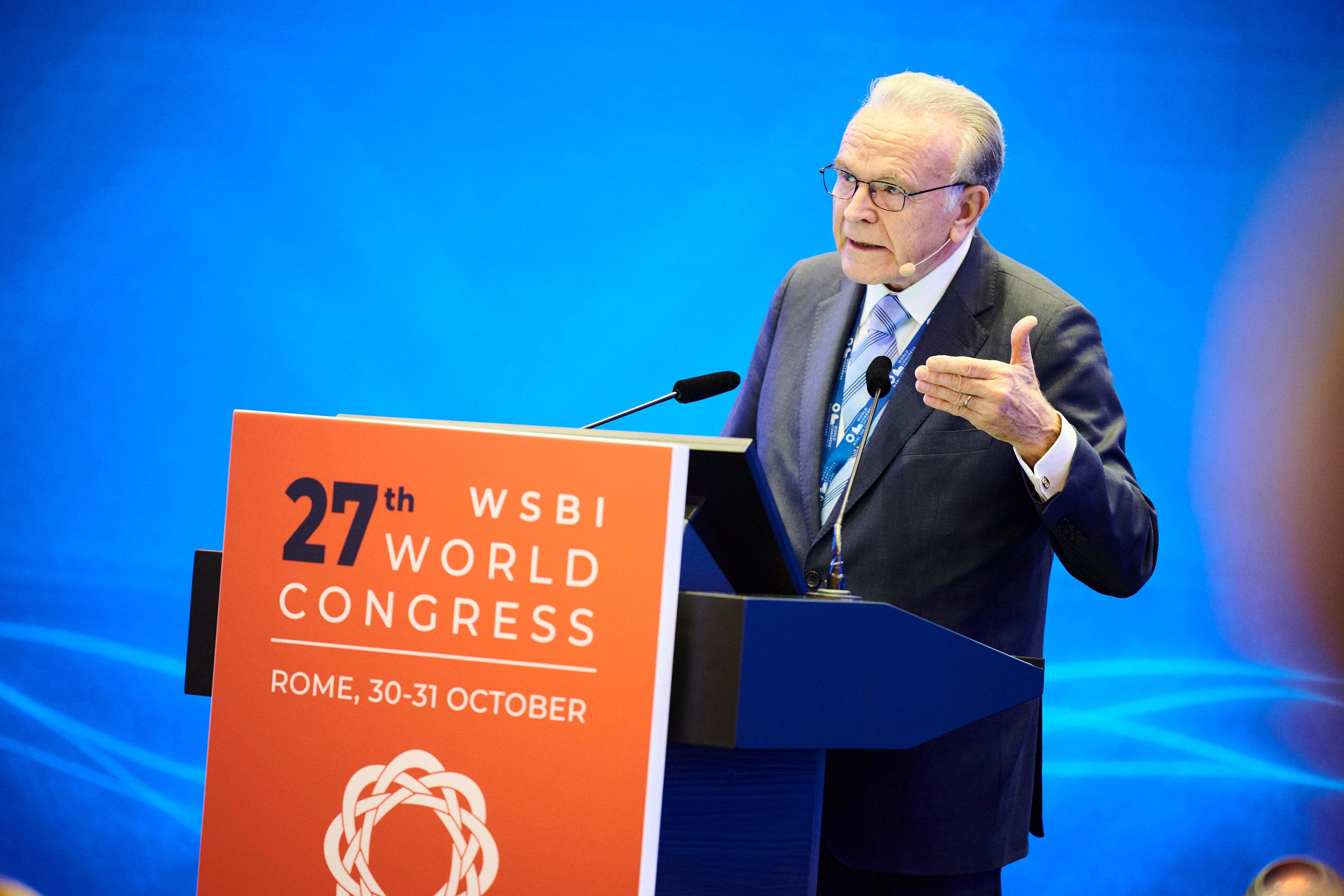 Isidre Fainé, presidente del WSBI. EE