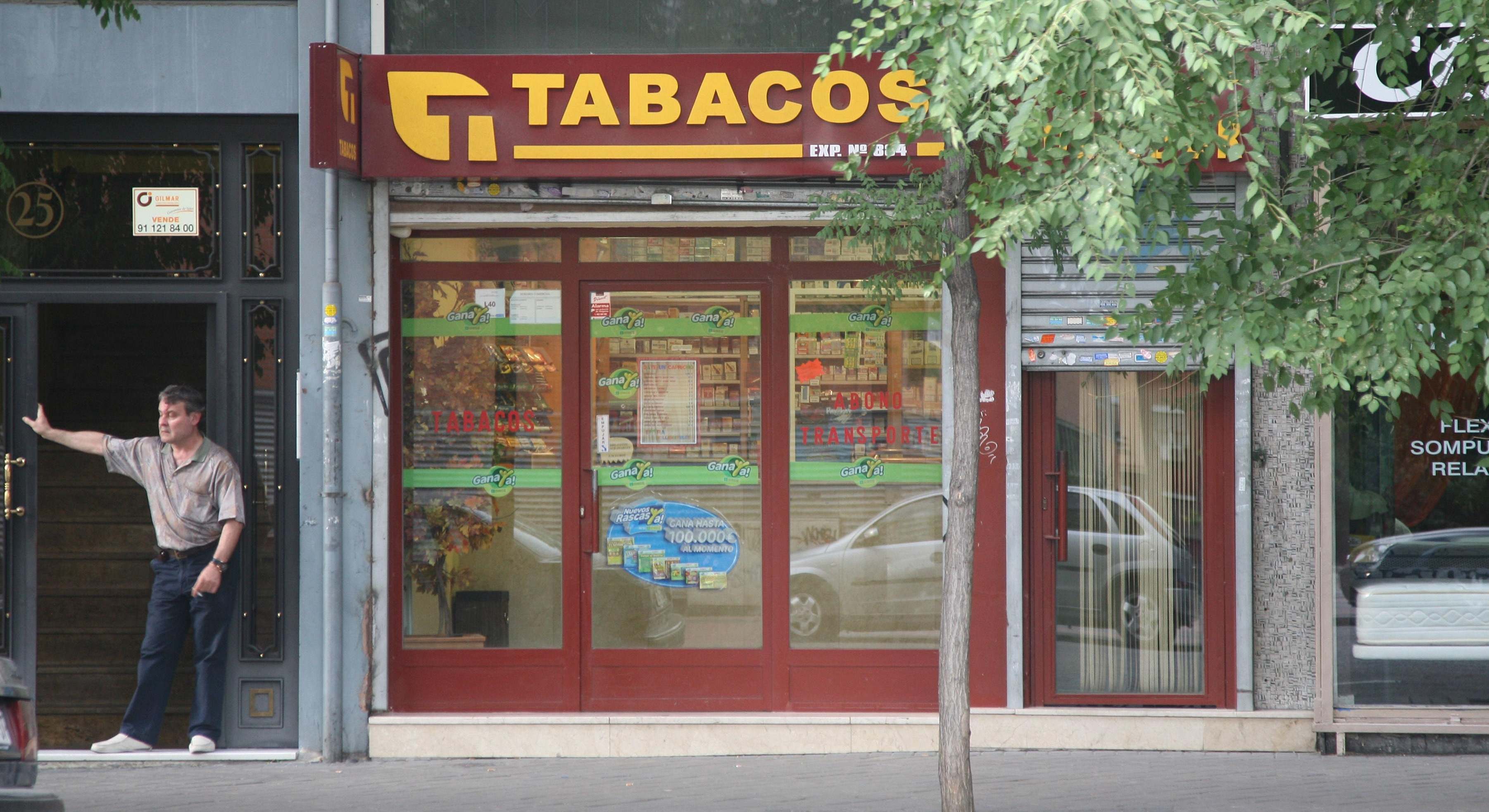 Foto de archivo de un estanco