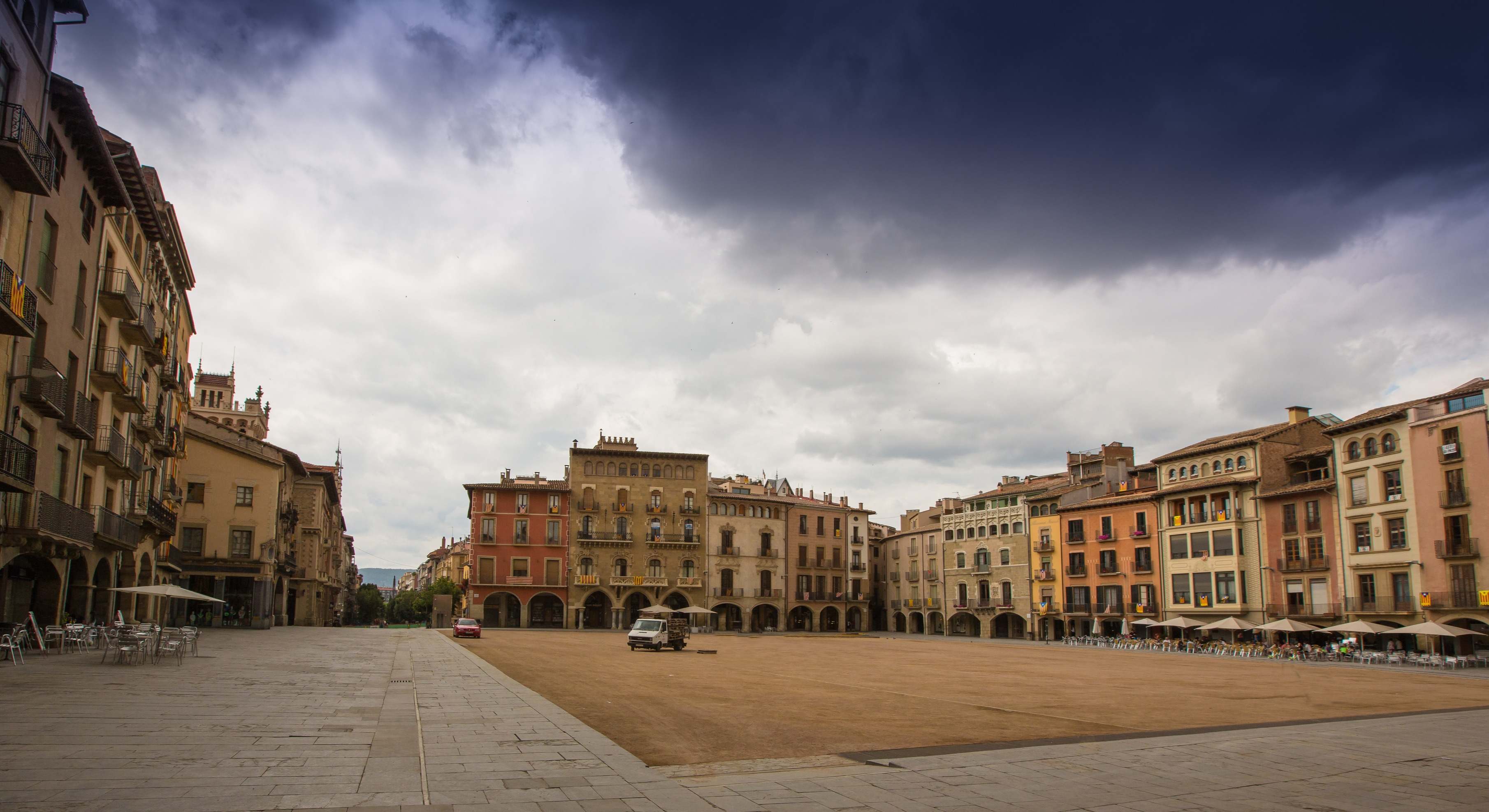 Cielo nuboso antes de una tormenta en Vic, Barcelona (Cataluña). / Foto: Dreamstime