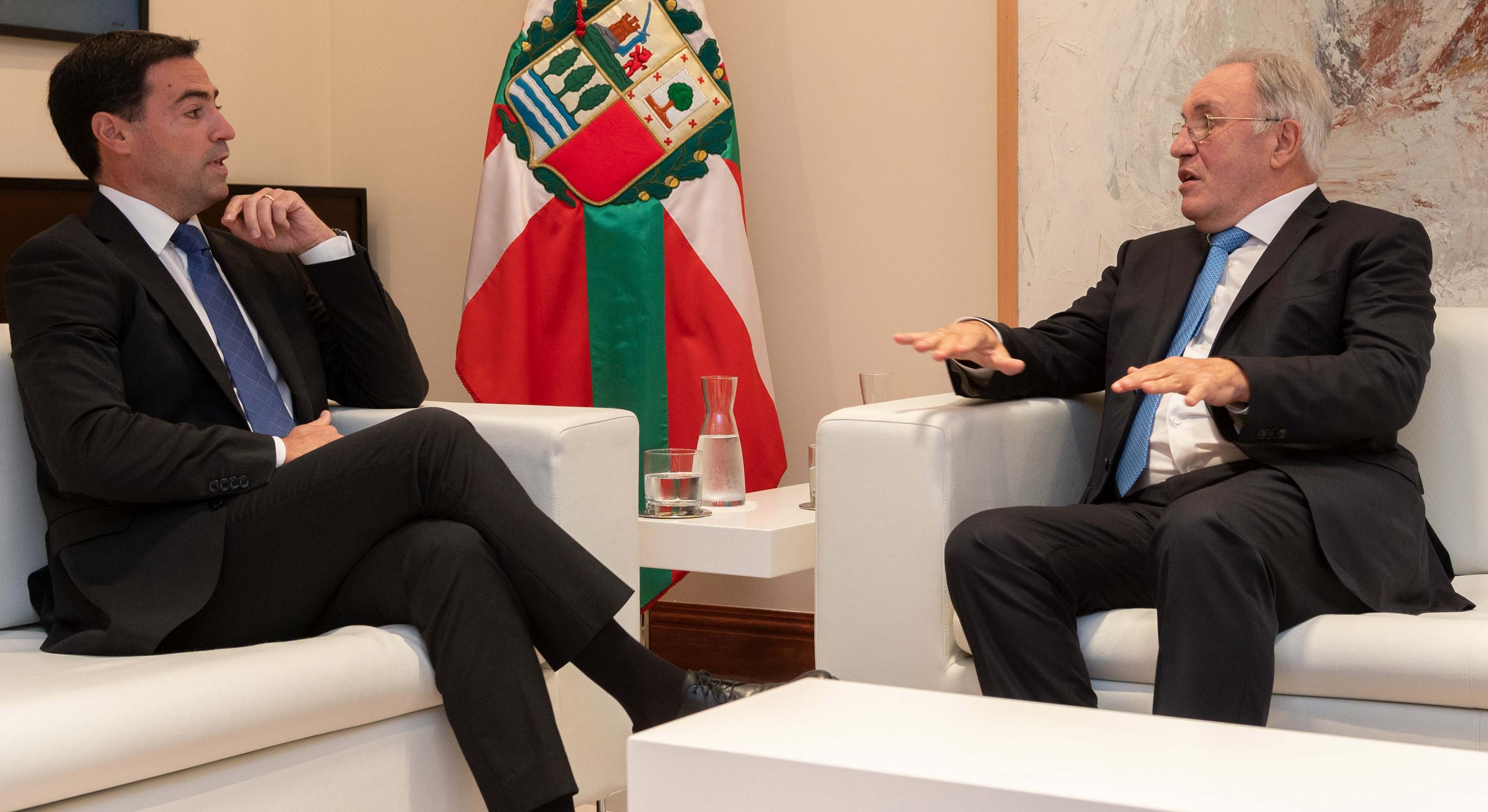 Imanol Pradales y José Antonio Jainaga.