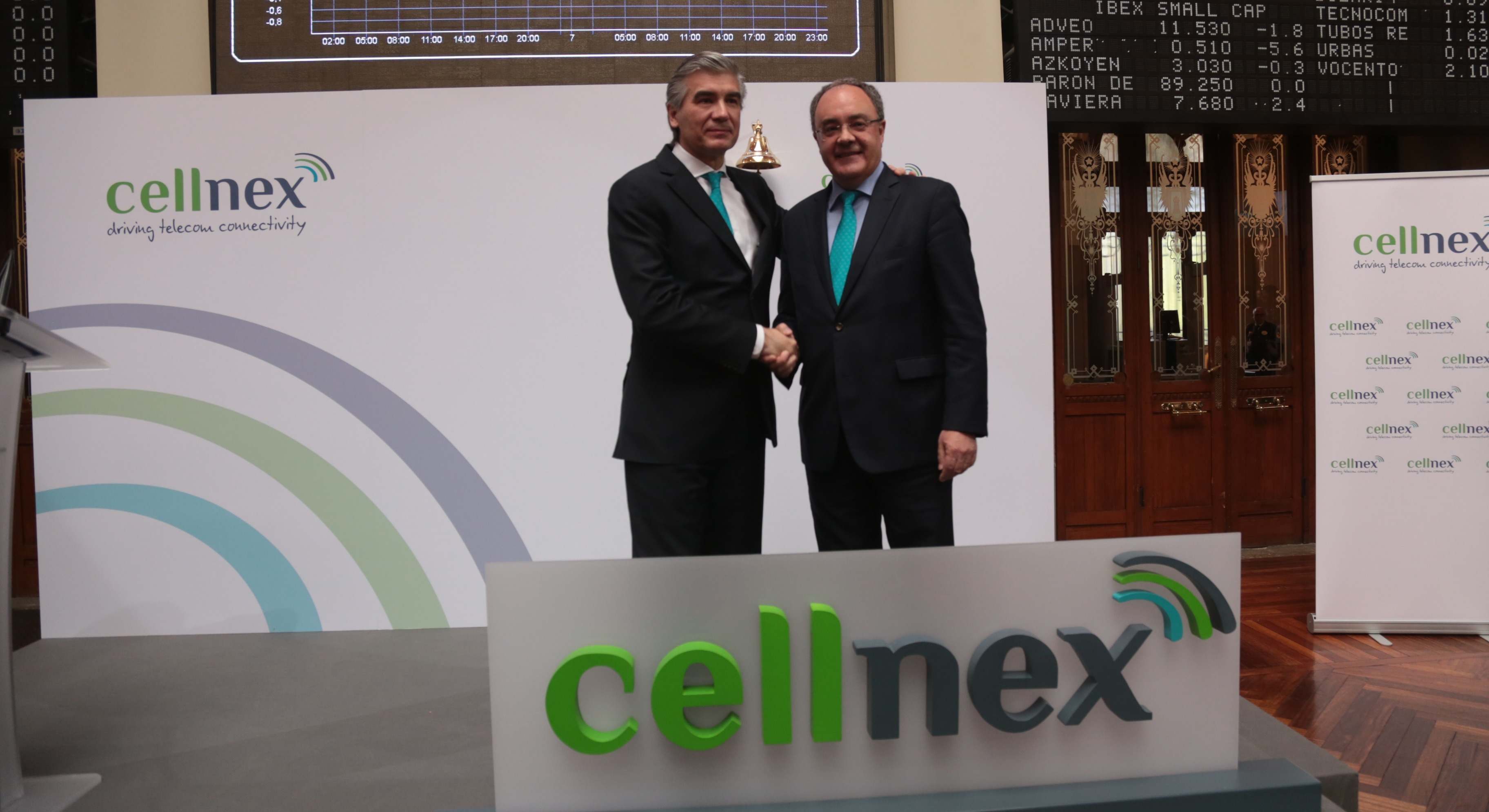 Foto de la salida a bolsa de Cellnex