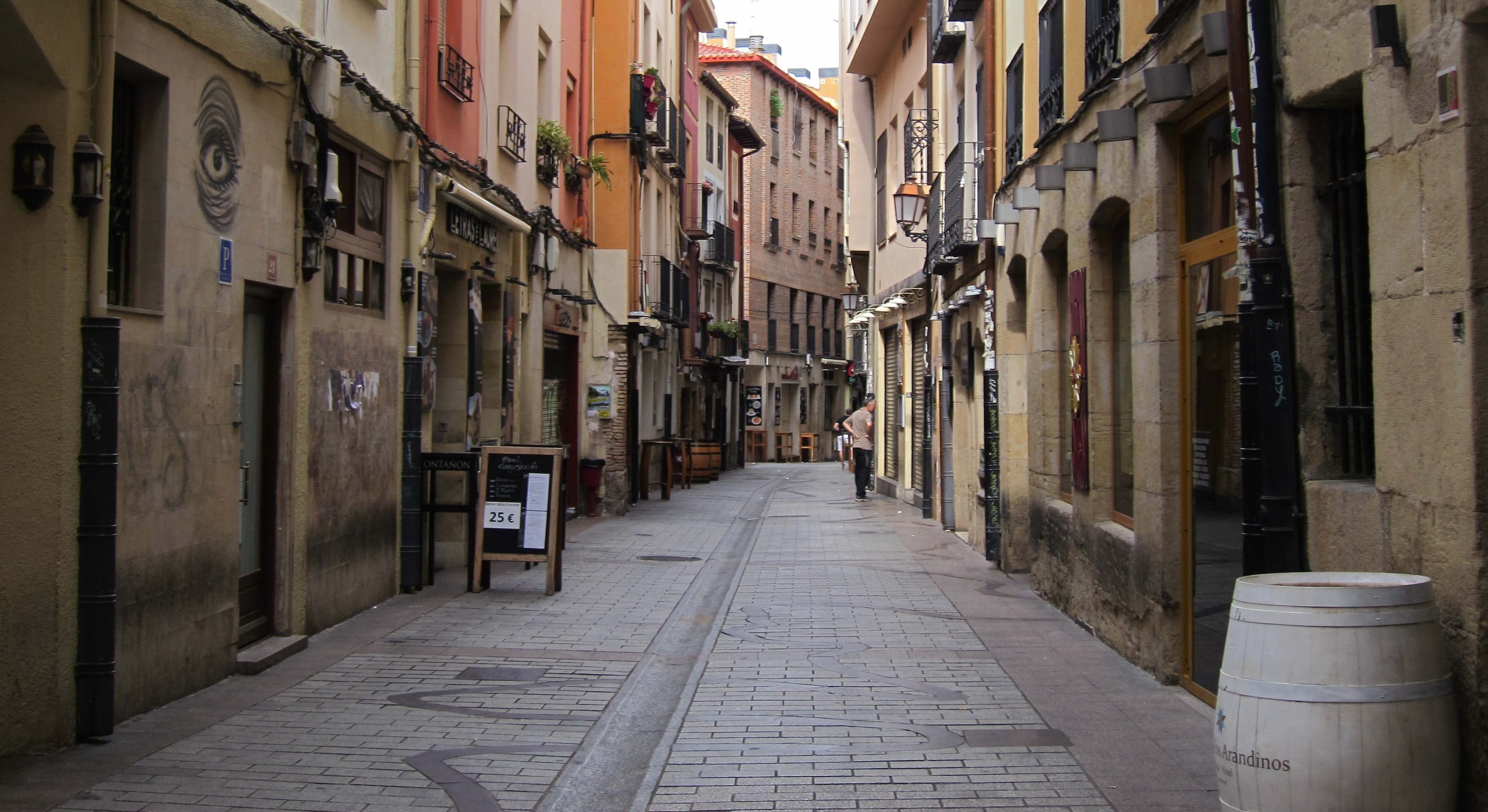 Calle Laurel, en Logroño.