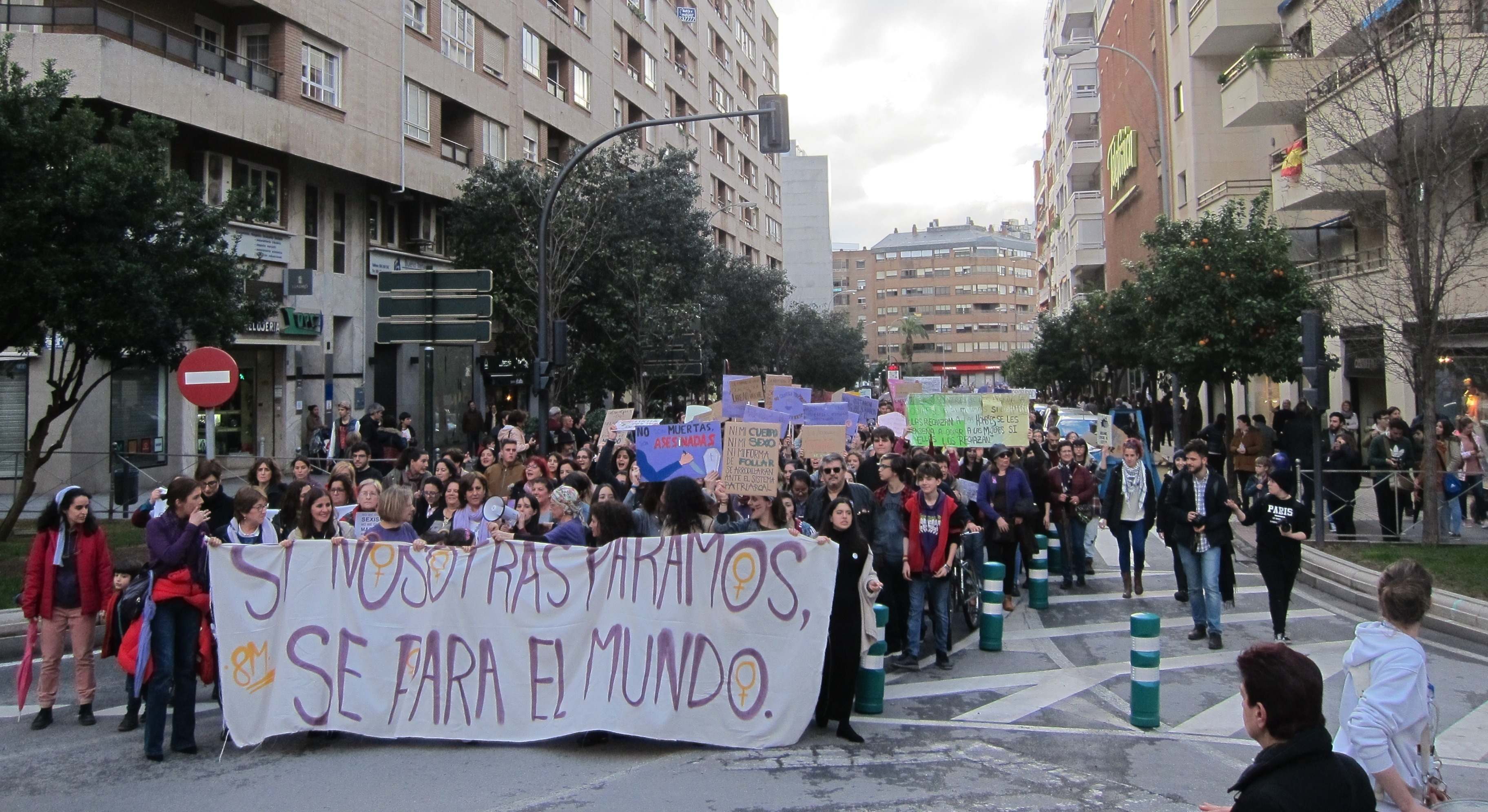 Manifestación 8 M en Badajoz. Archivo