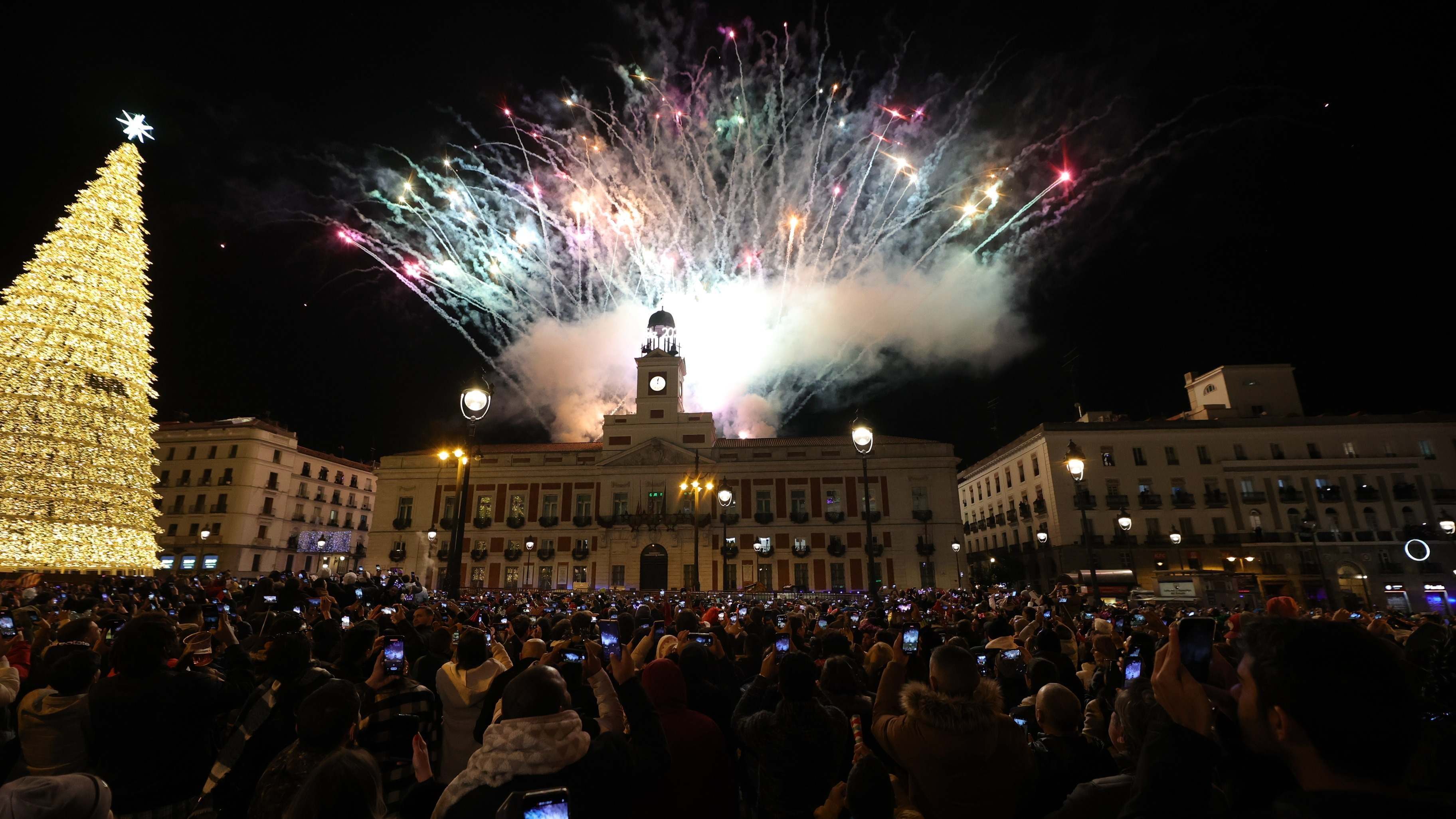 Campanadas en la puerta del sol