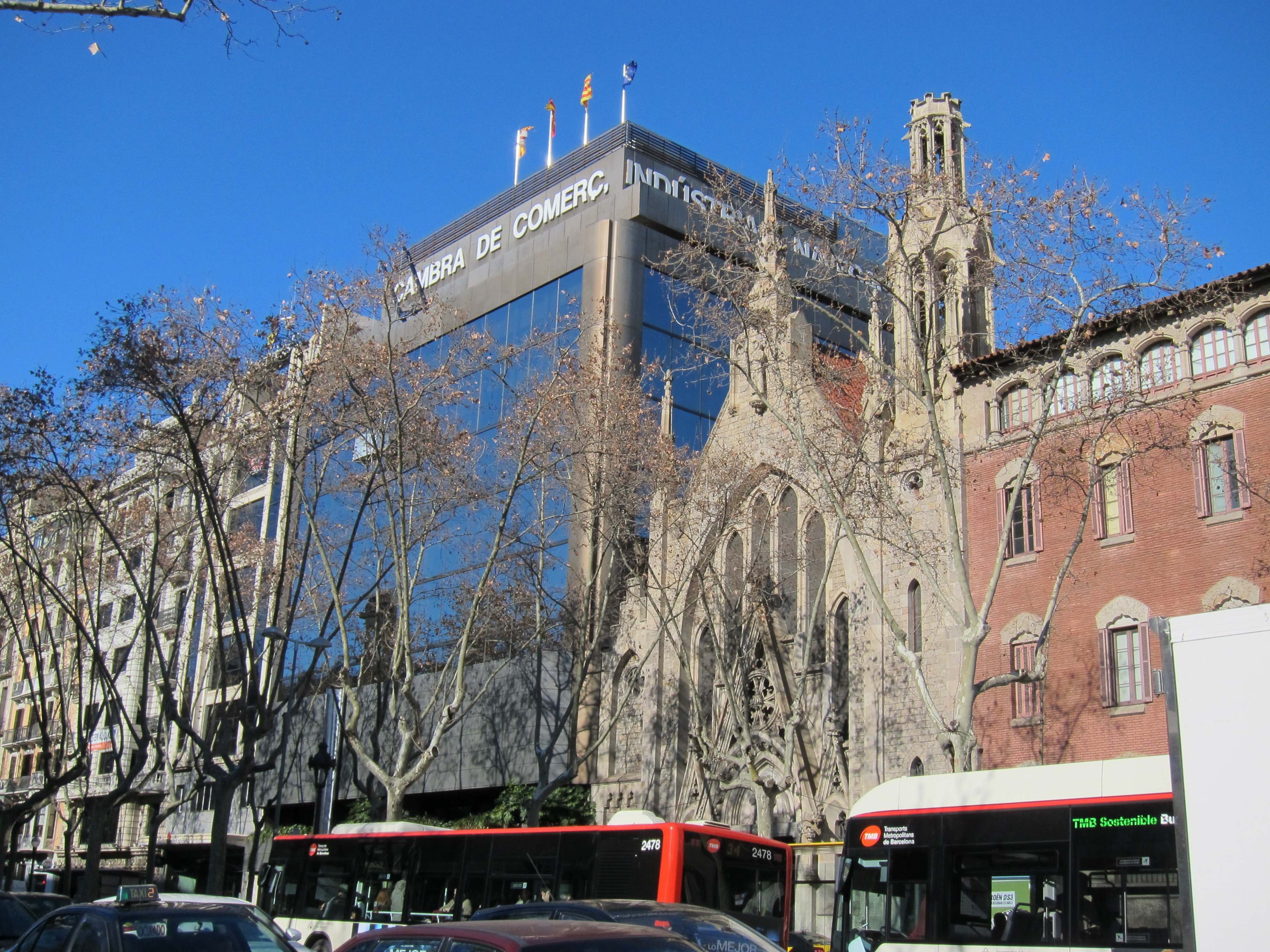 Sede de la Cámara de Comercio de Barcelona. EP