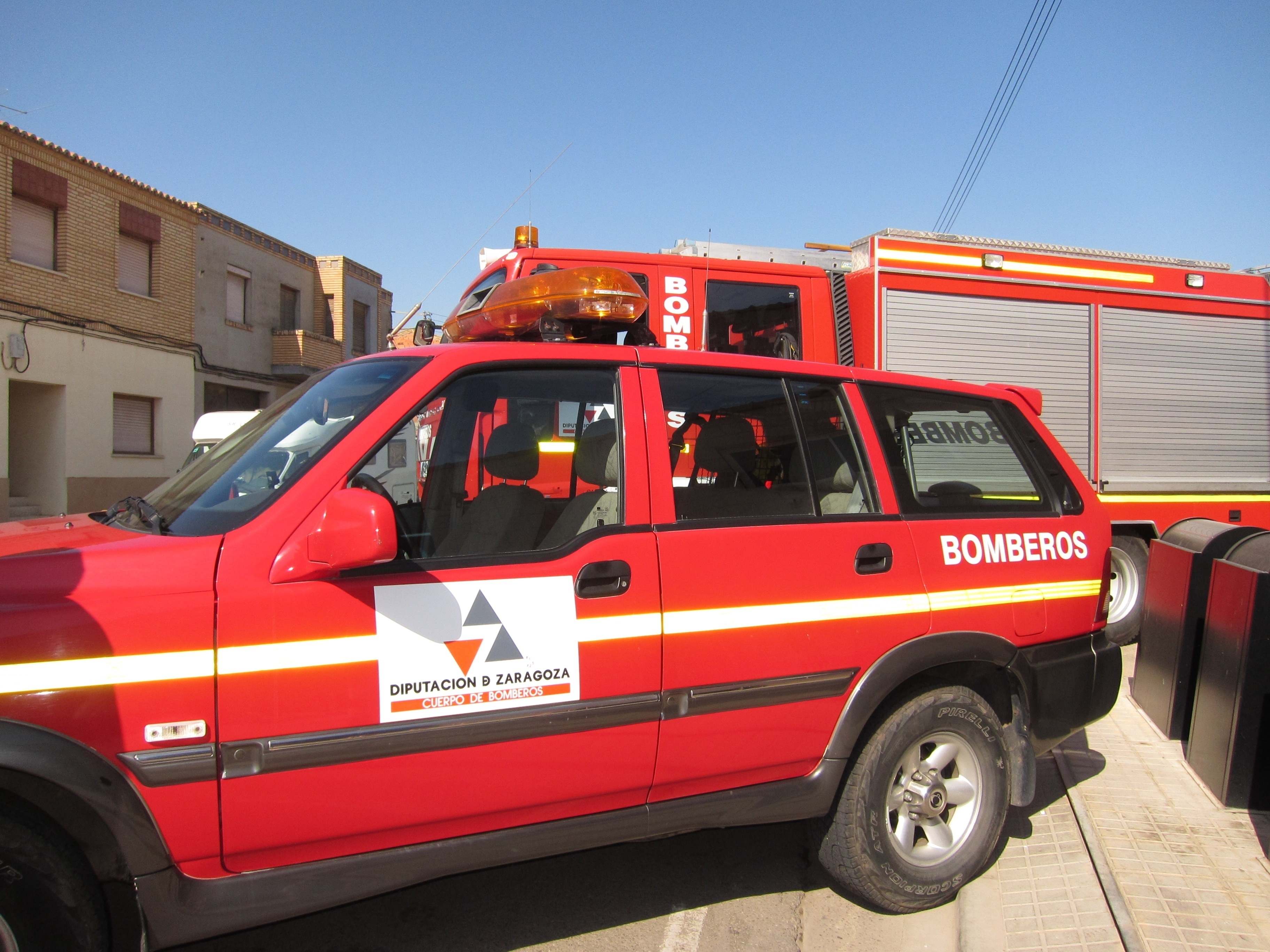 Foto de recurso de unos bomberos de Aragón.