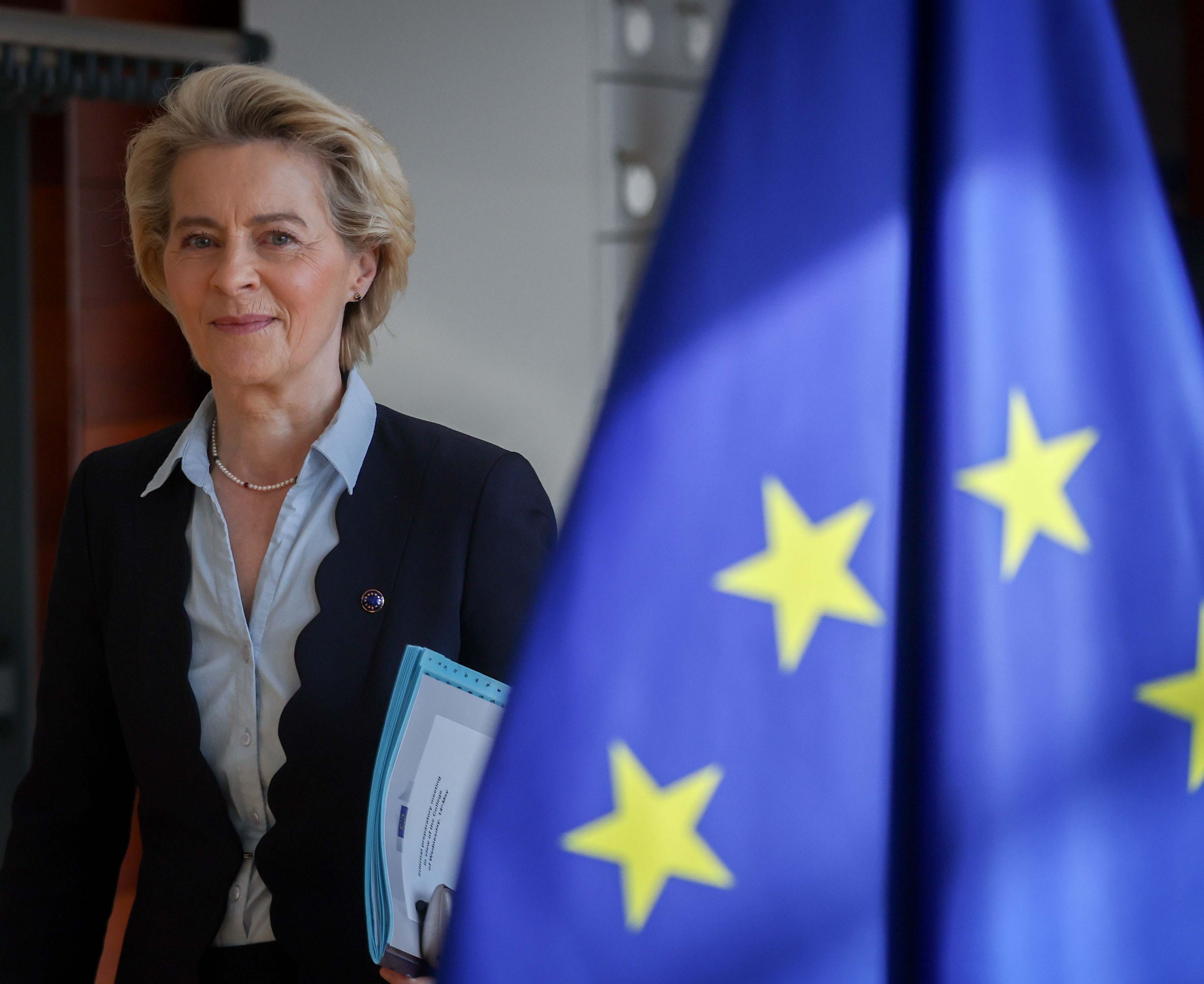 La presidenta de la Comisión Europea, Ursula von der Leyen.