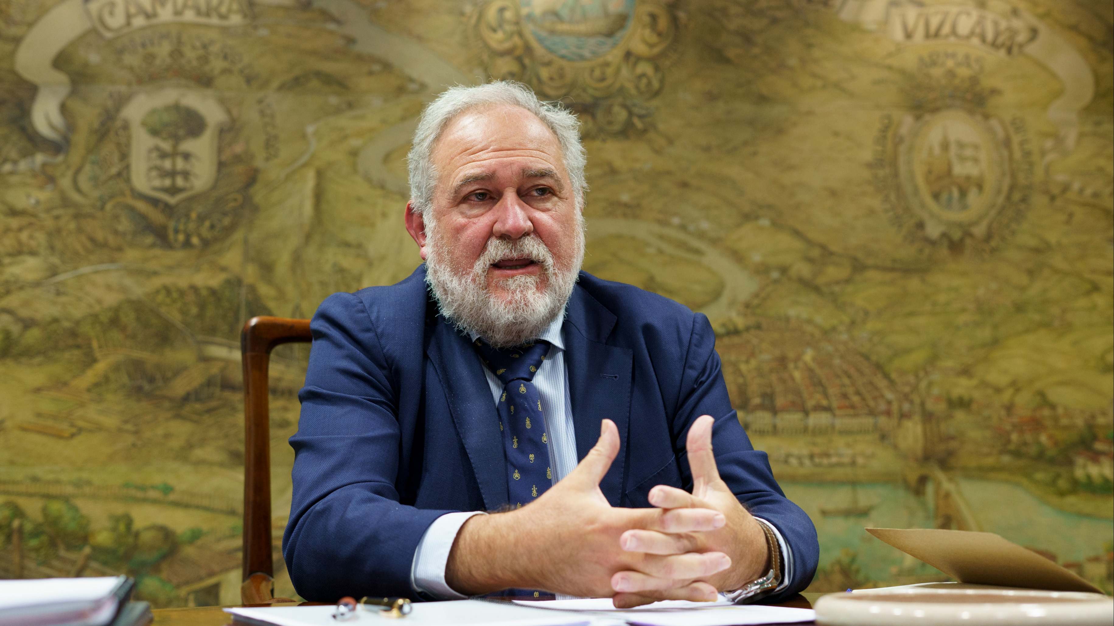 José Ignacio Zudaire, presidente de la Cámara de Bilbao.