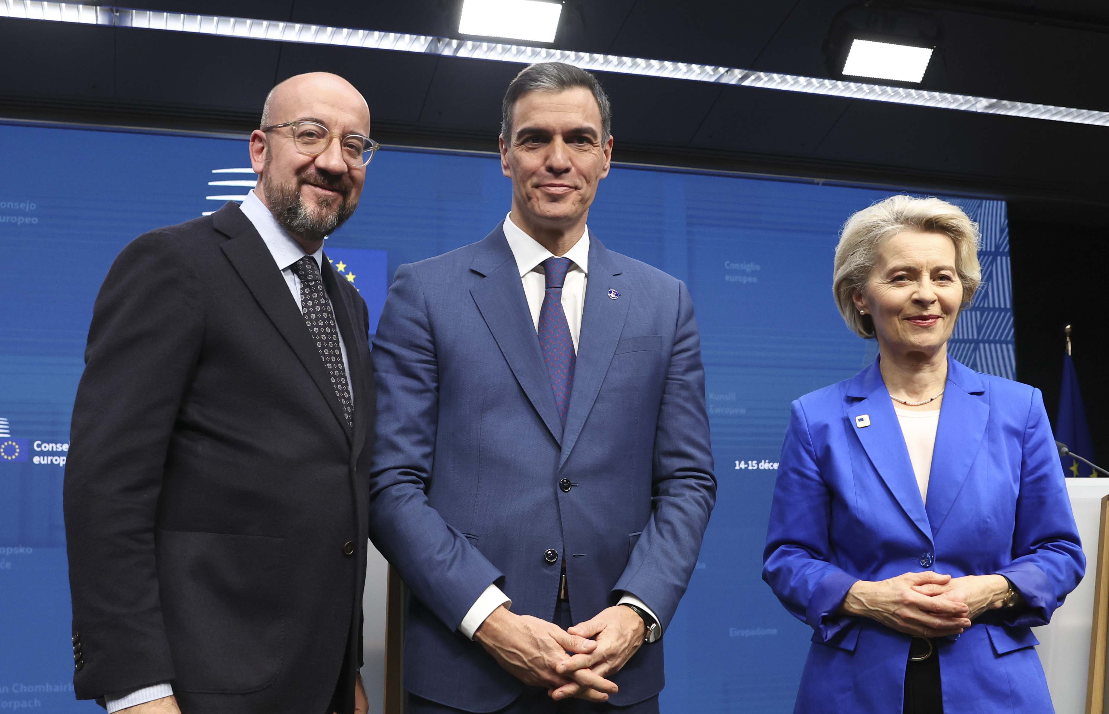 michel sanchez von der leyen