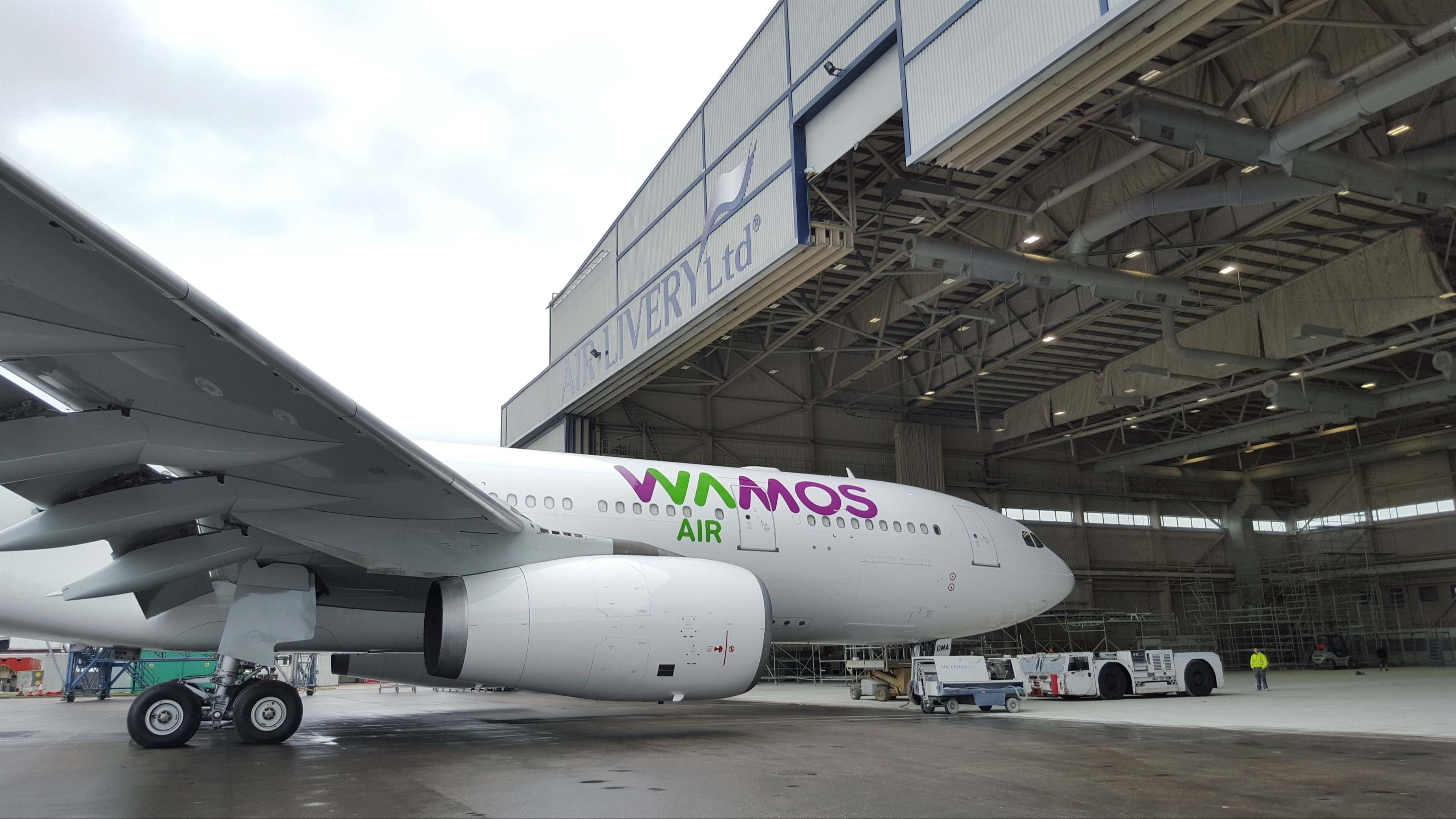 Avión de la aerolínea Wamos