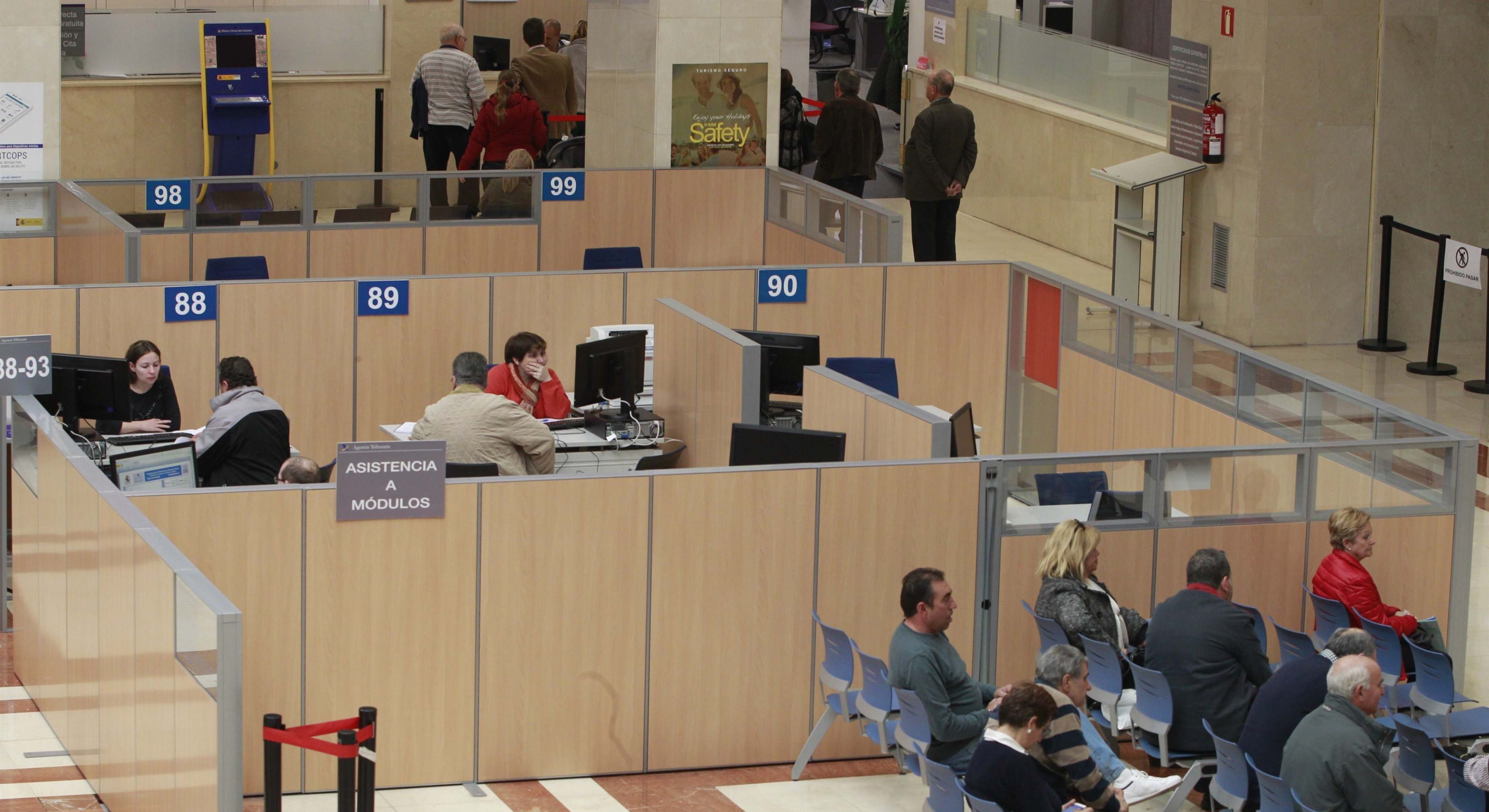 Imagen de recurso de una oficina de la Agencia Tributaria.