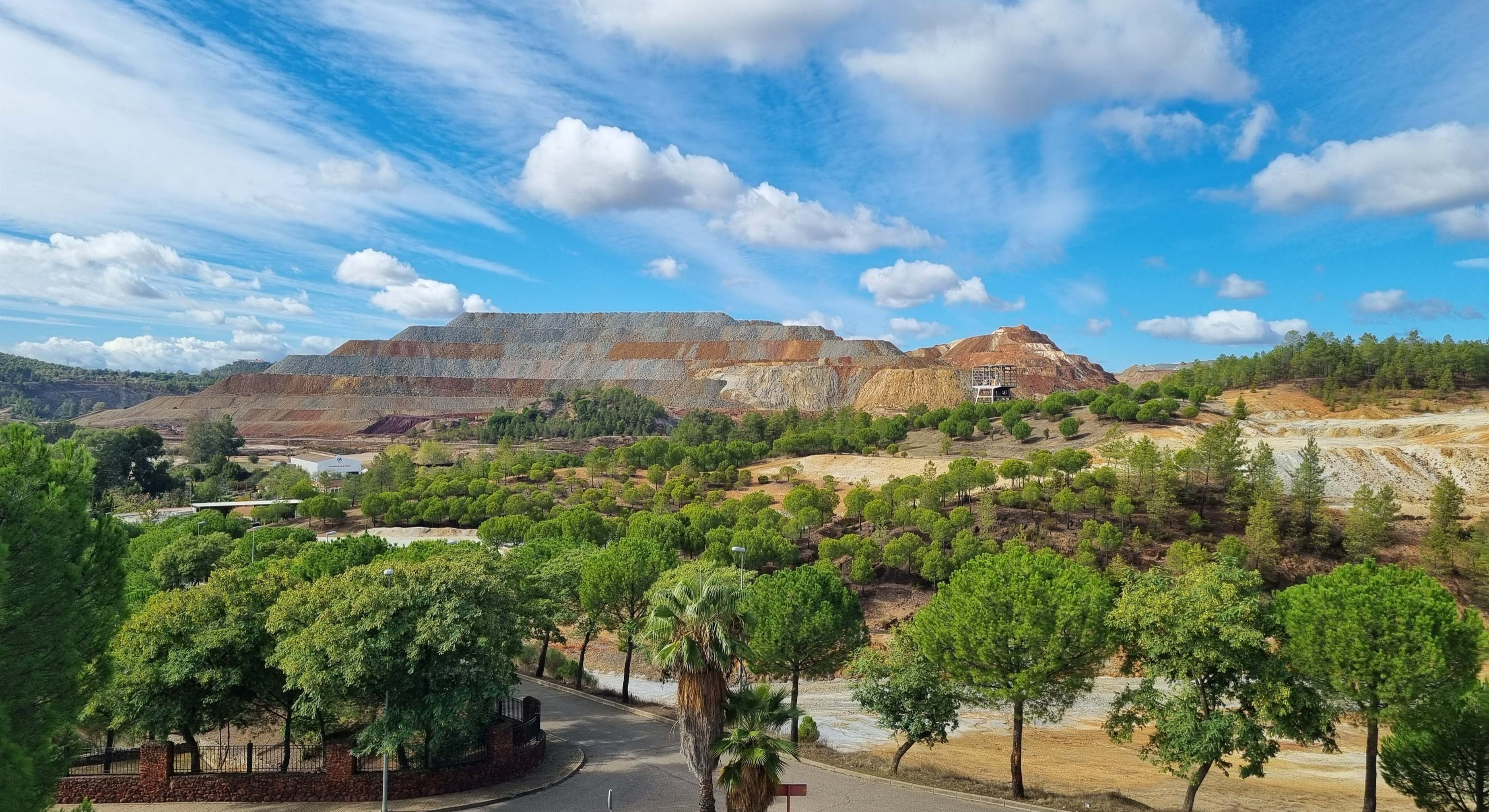 Escombreras de la mina de Riotinto desde Nerva. / Atalaya Mining