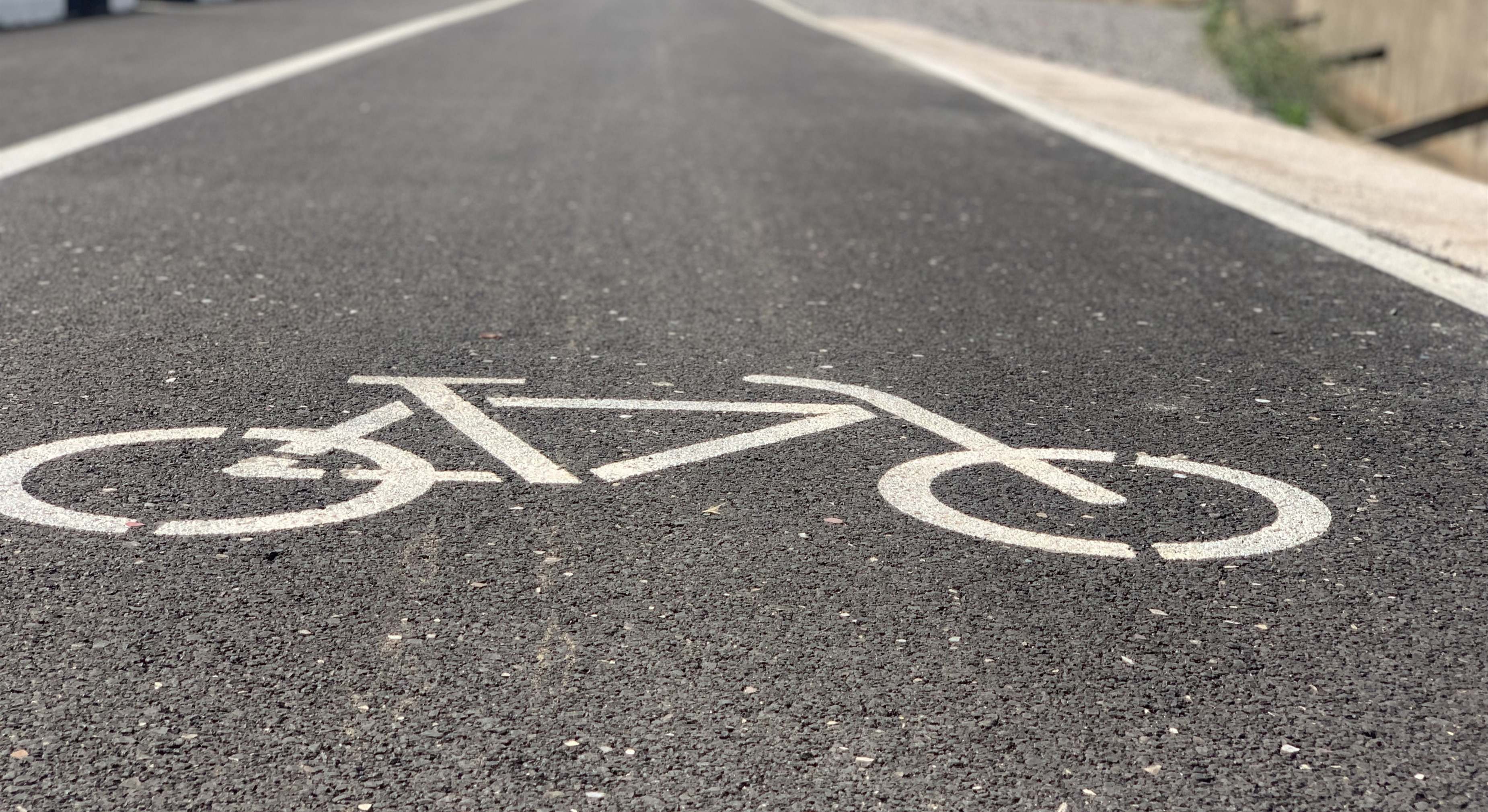 Imagen de recurso de un carril bici. 