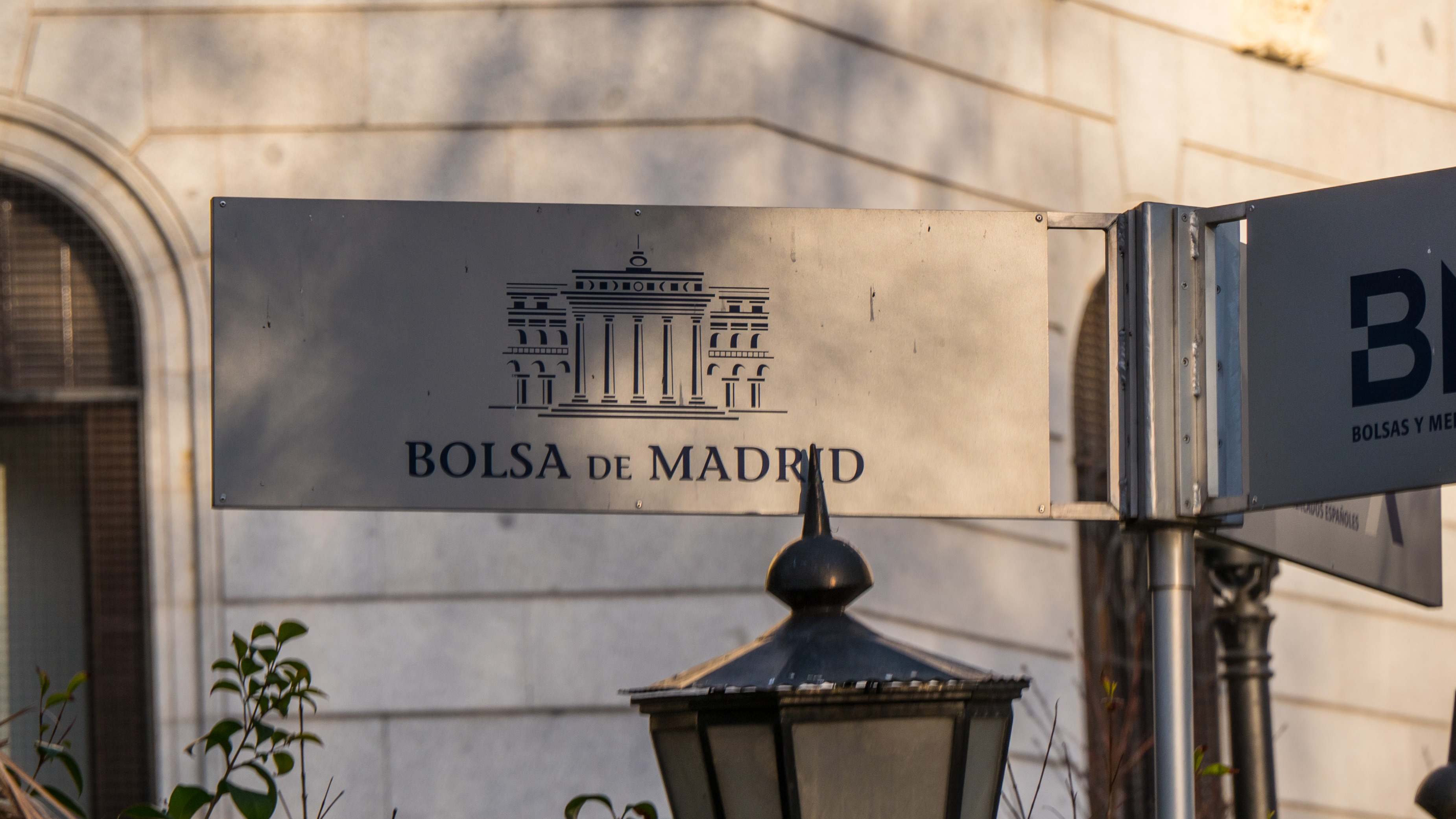 Bolsa de Madrid.
