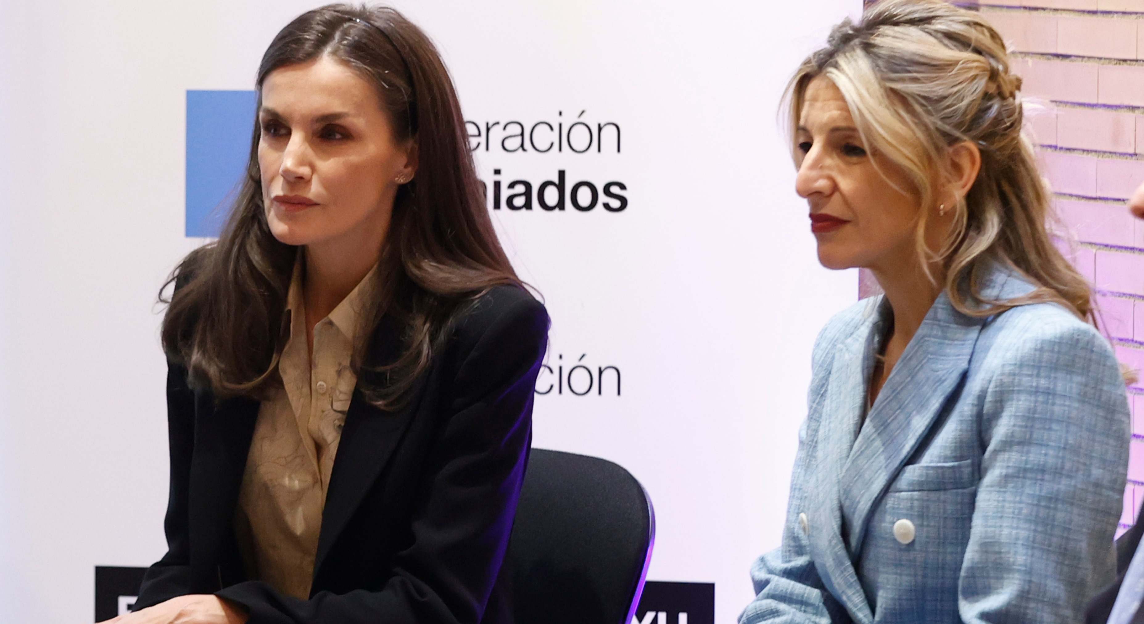 Letizia y Yolanda Díaz