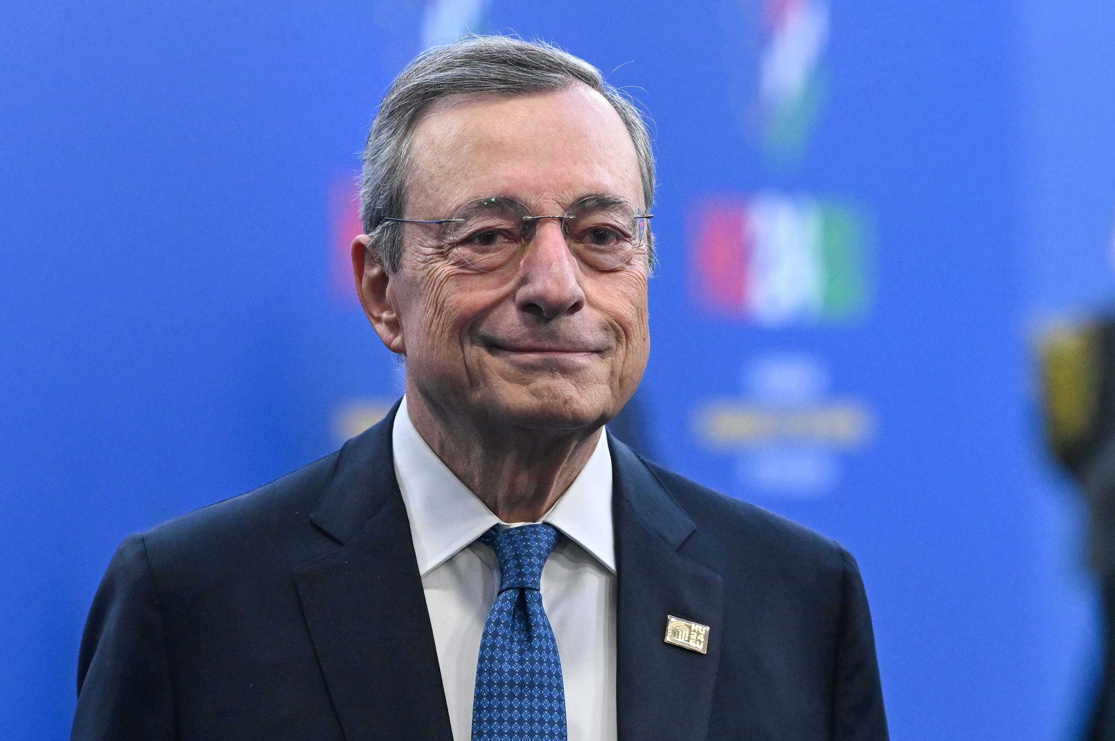 El exprimer ministro italiano, Mario Draghi.