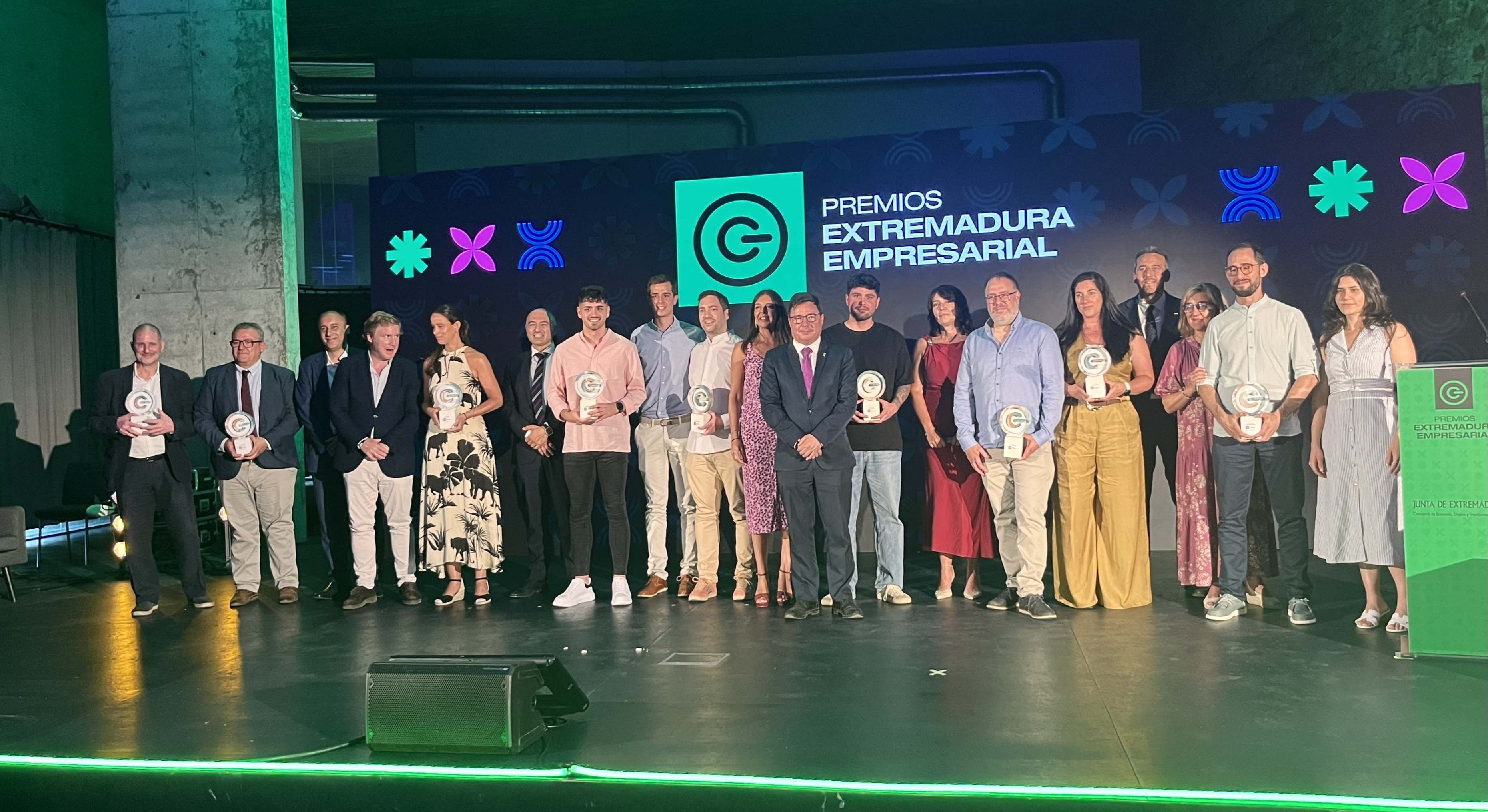 Galardonados en los Premios Extremadura Empresarial
