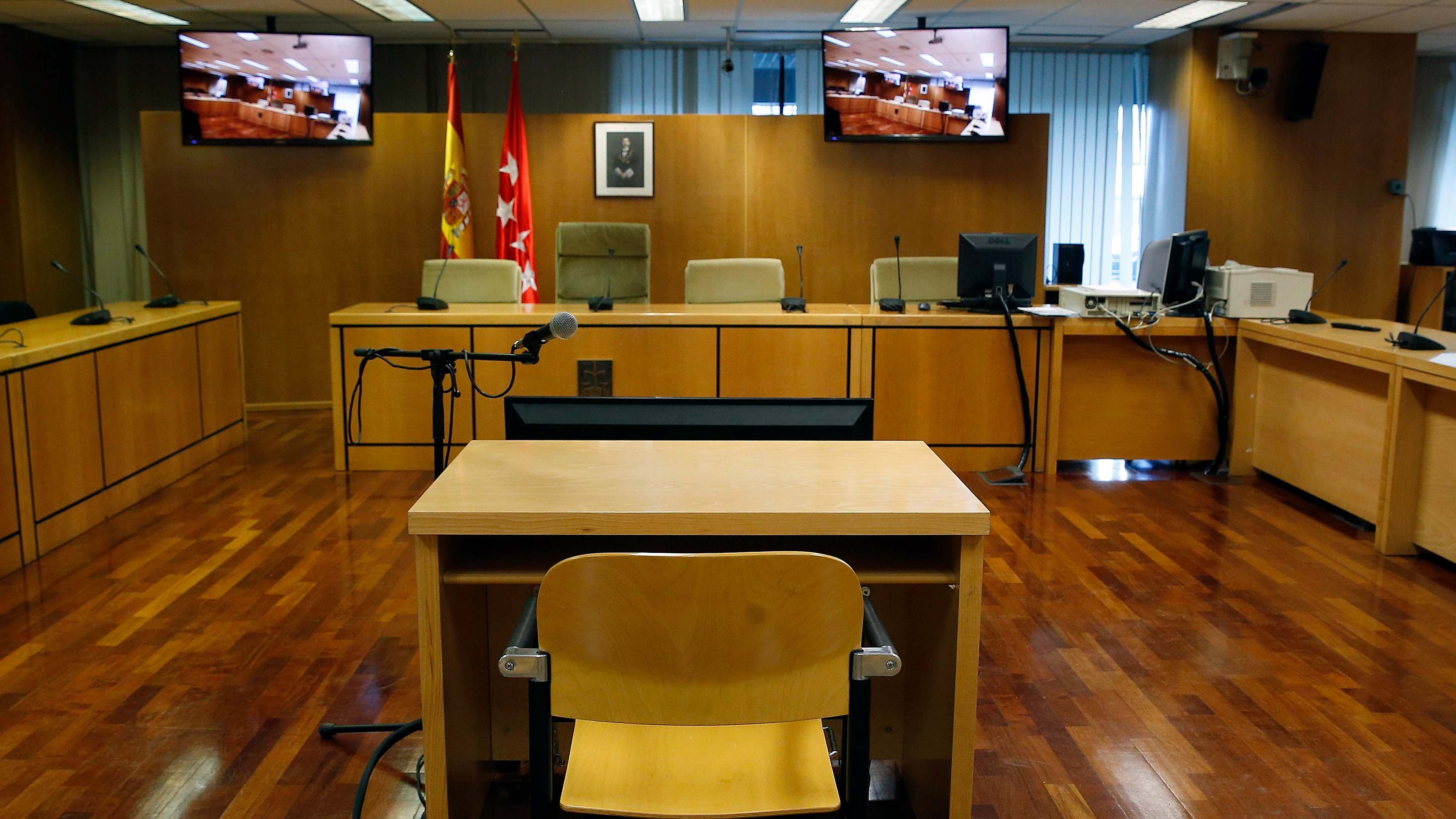 Sala de vistas de un juzgado