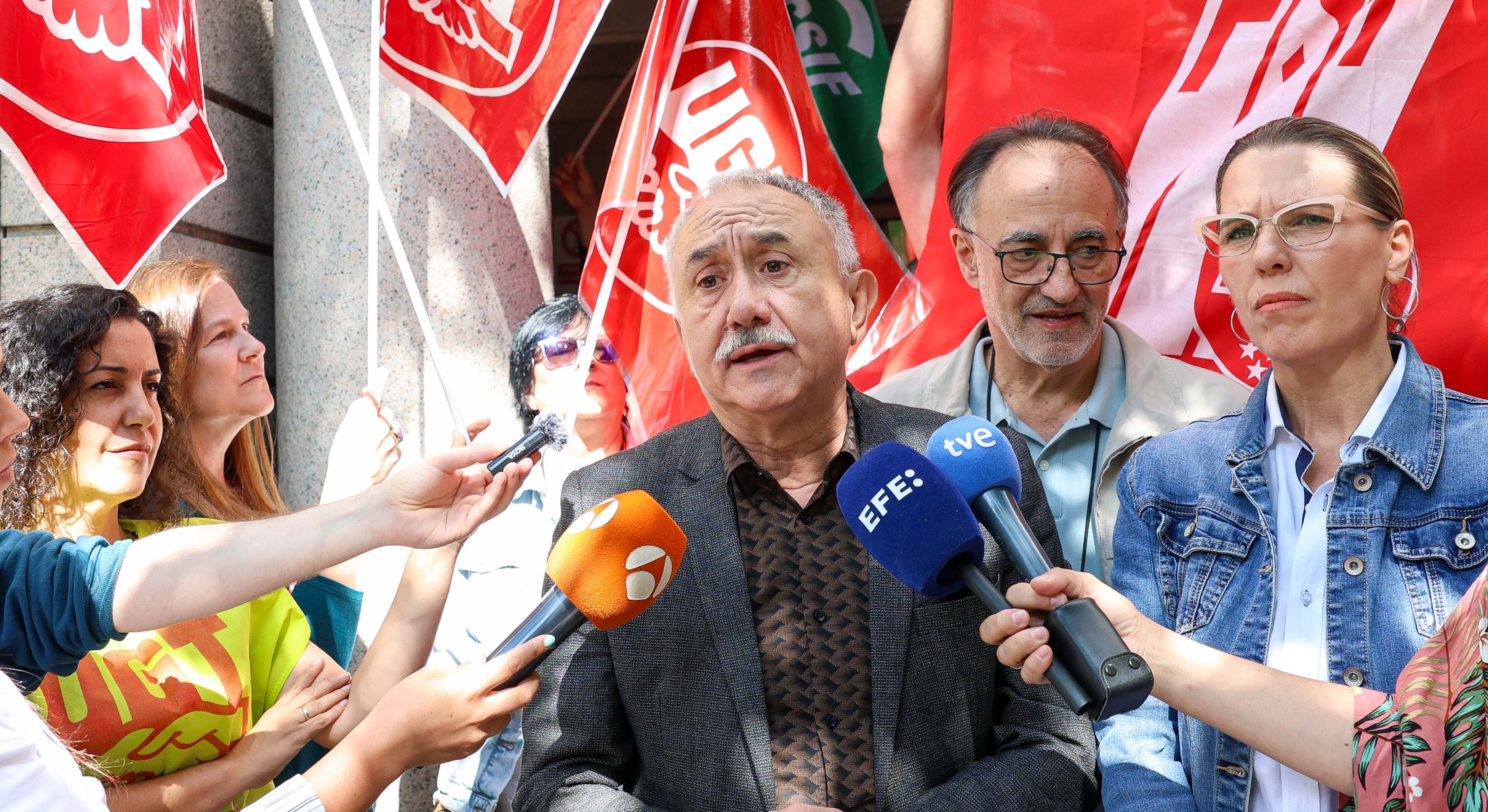 El secretario general de UGT, Pepe Álvarez