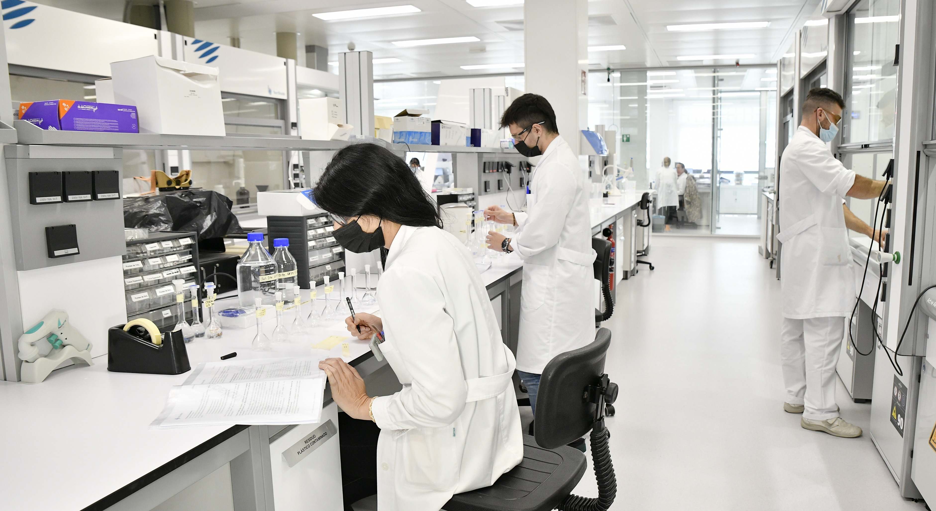 Laboratorio de Faes Farma en Leioa.