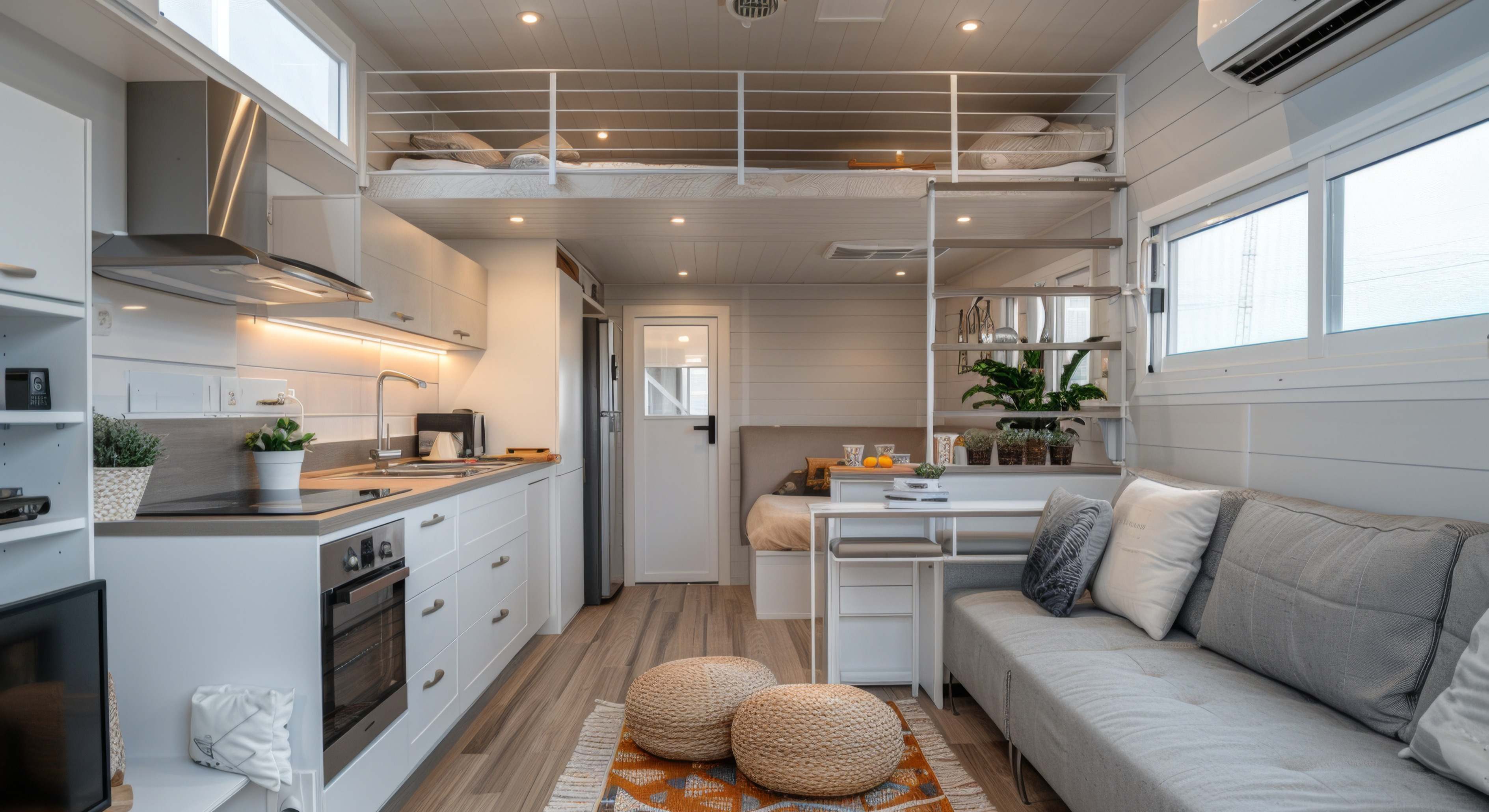Interior de una microcasa con el espacio optimizado. / Foto: Dreamstime