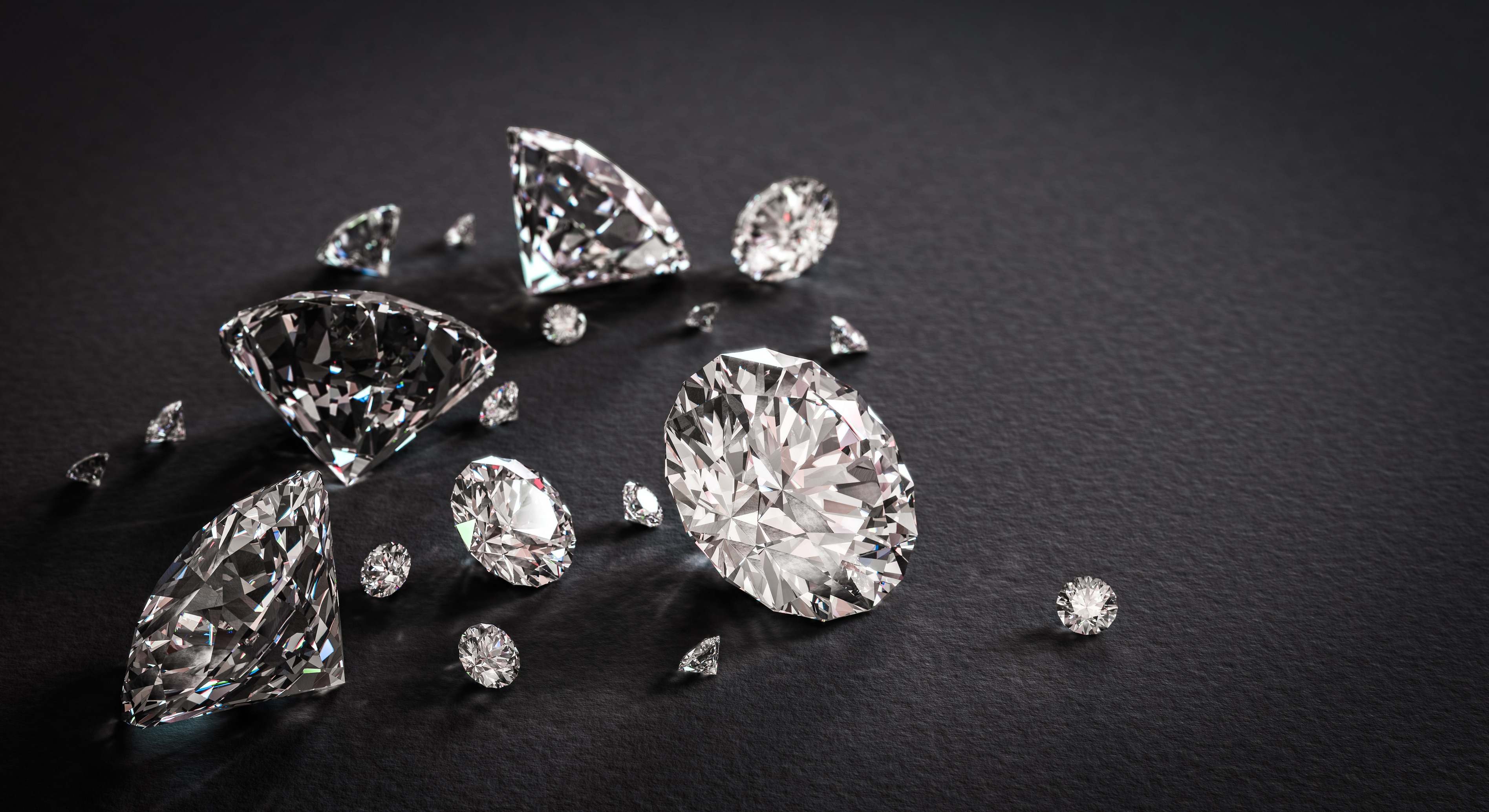 Conjunto de diamantes. / Foto: Dreamstime