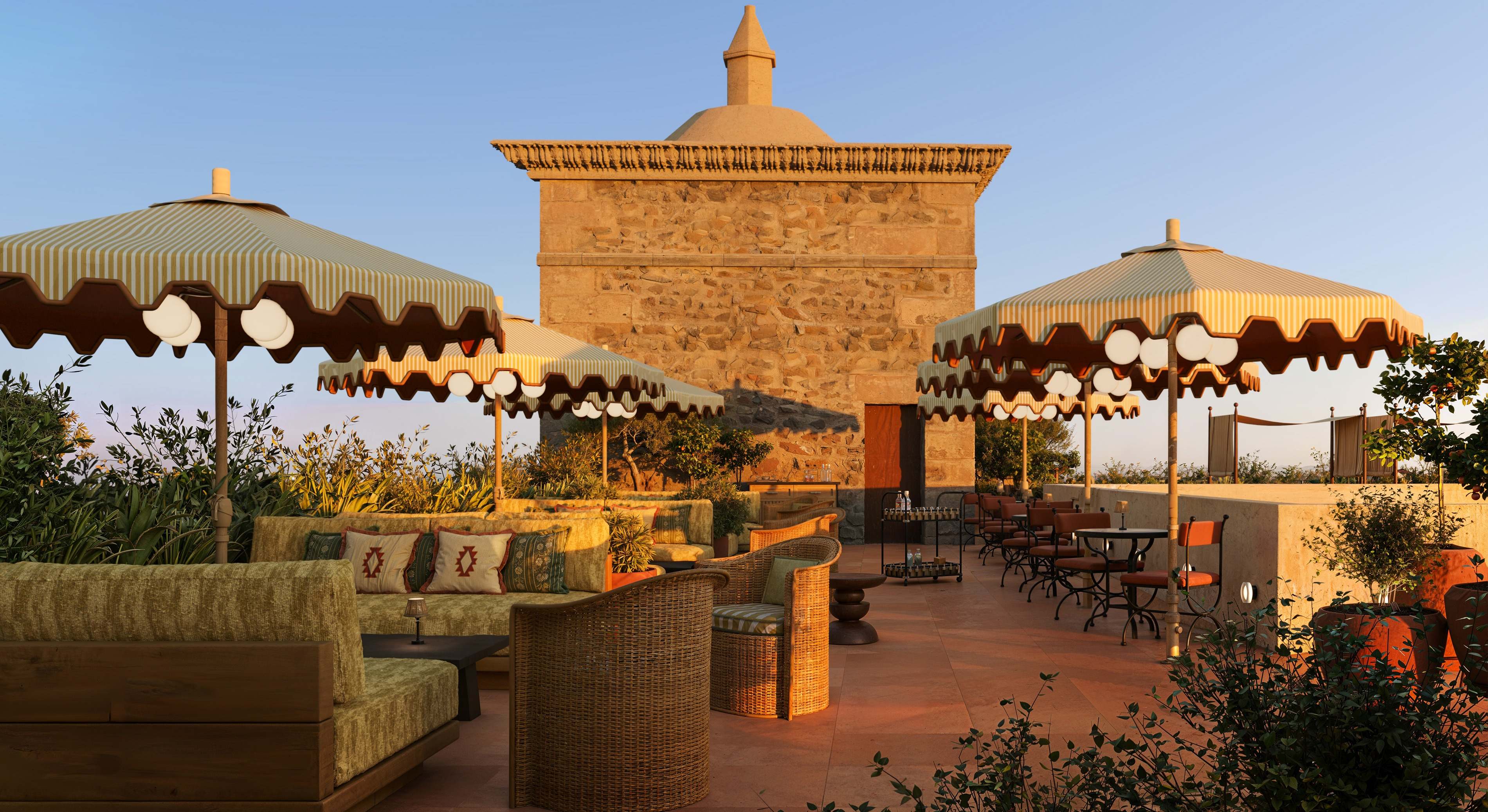Terraza Hotel Palacio Godoy Cáceres