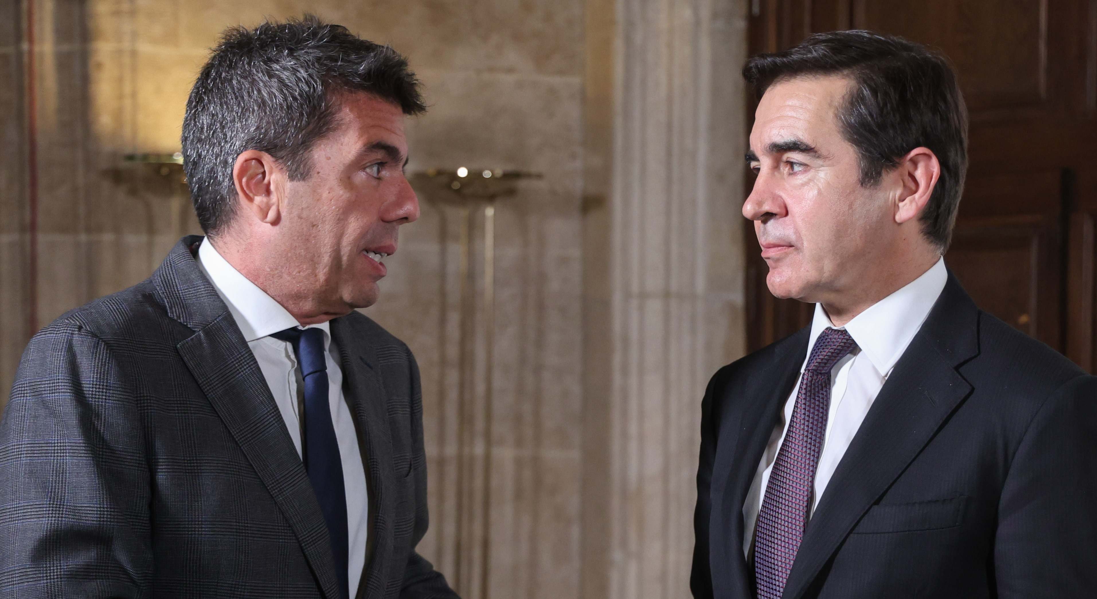 Mazón con Carlos Torres.