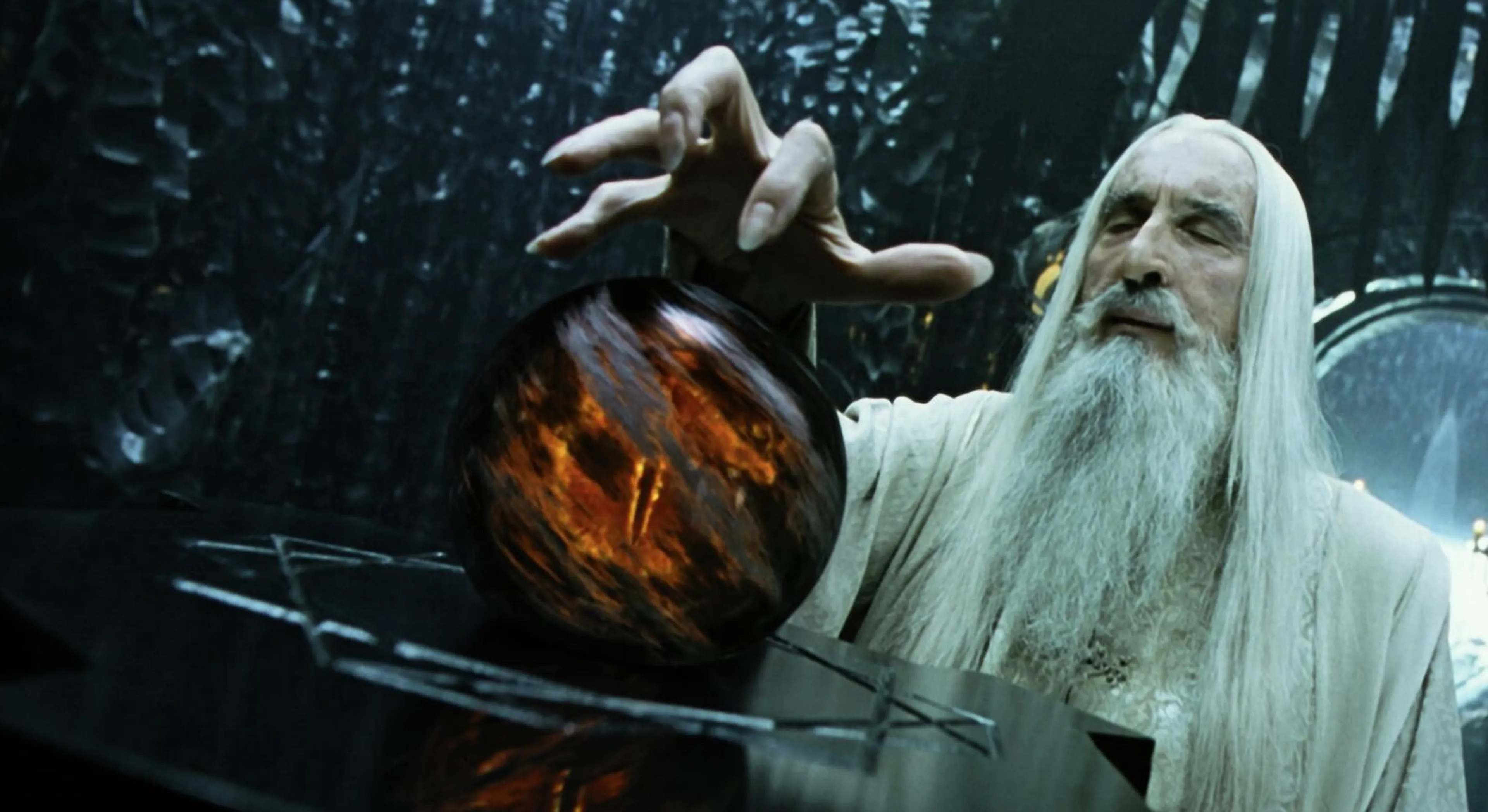 Saruman con el palantir
