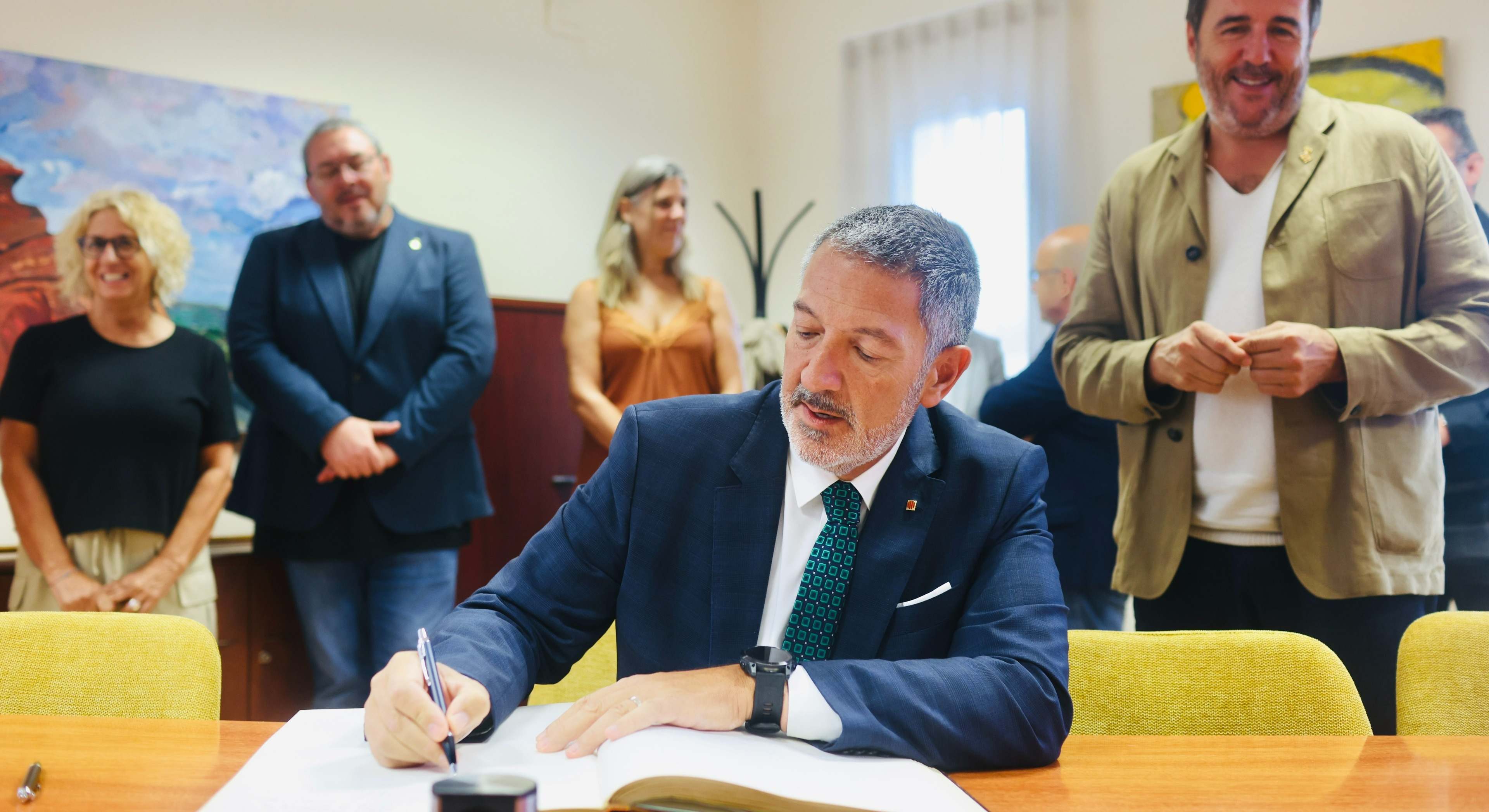 El consejero de Empresa y Trabajo, Miquel Sàmper. EE
