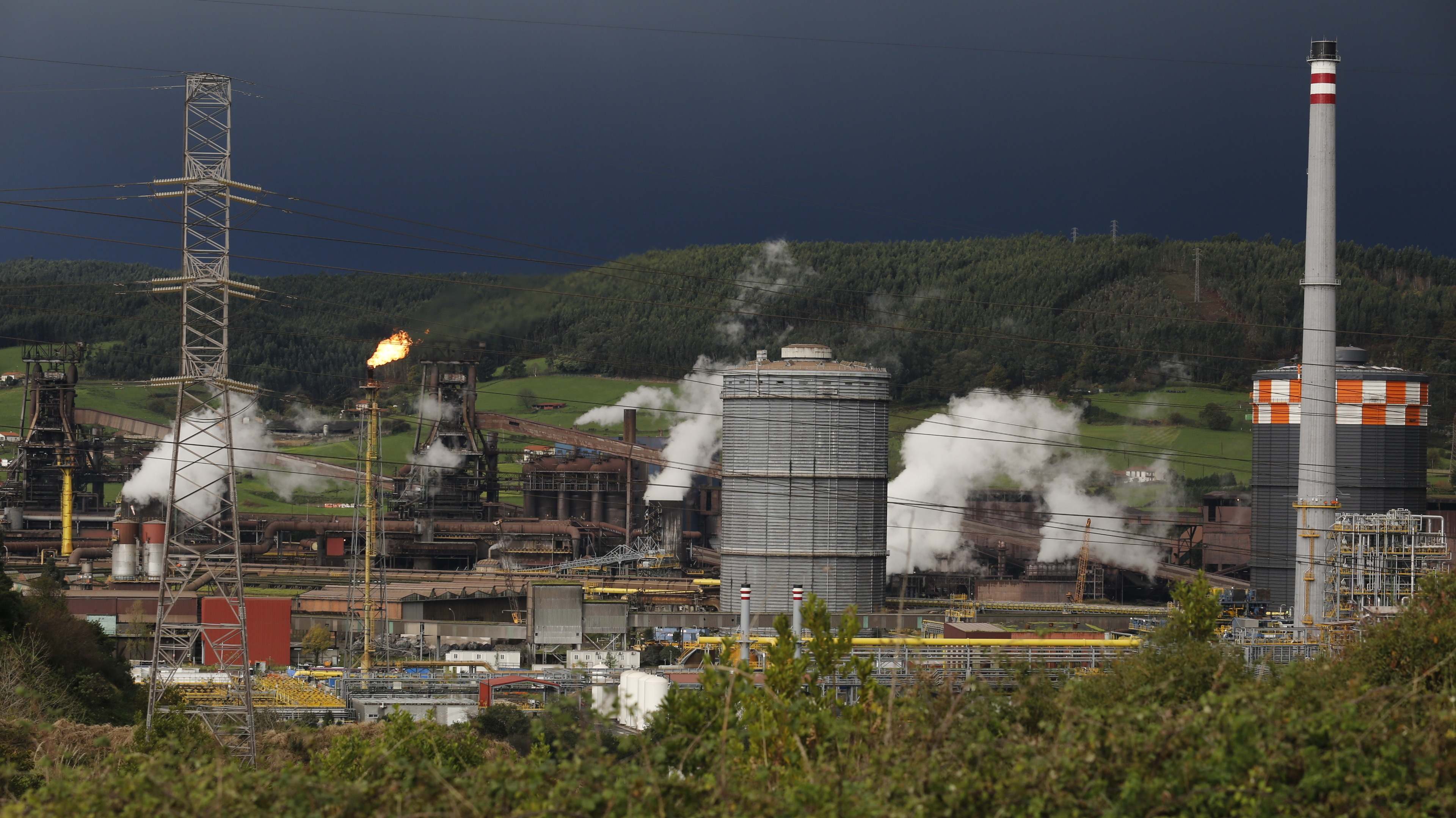 Planta de Arcelormittal en Gijón. Europa Press