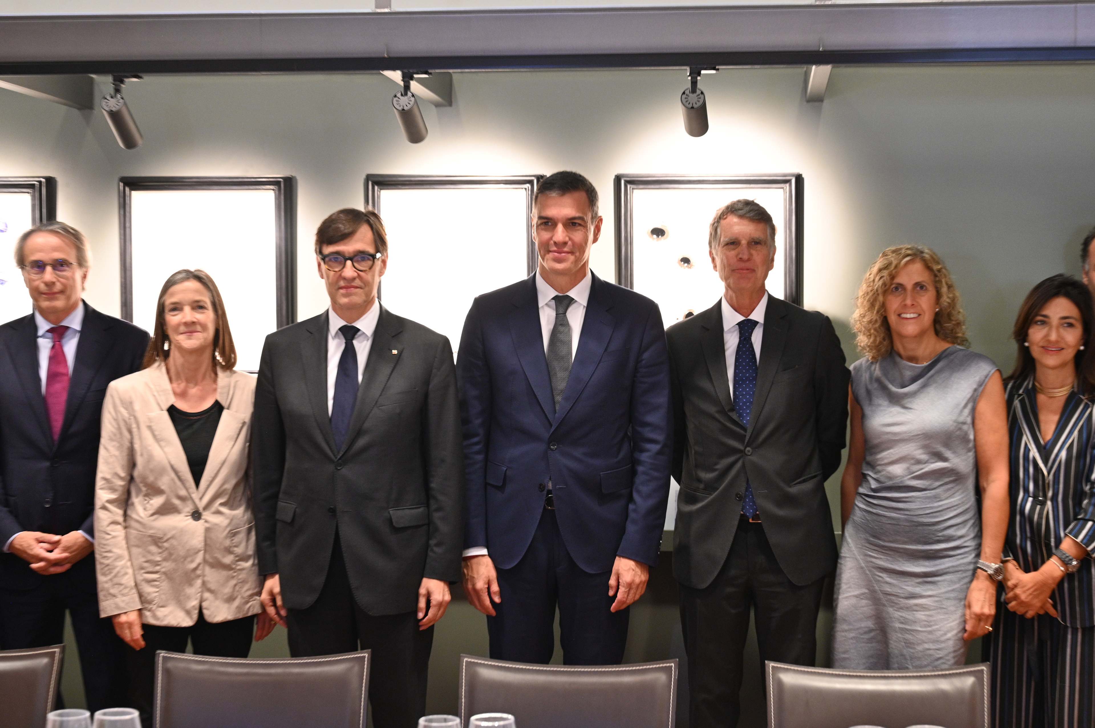El presidente del Gobierno, Pedro Sánchez, se reúne con la junta directiva del Cercle d'Economia. EE