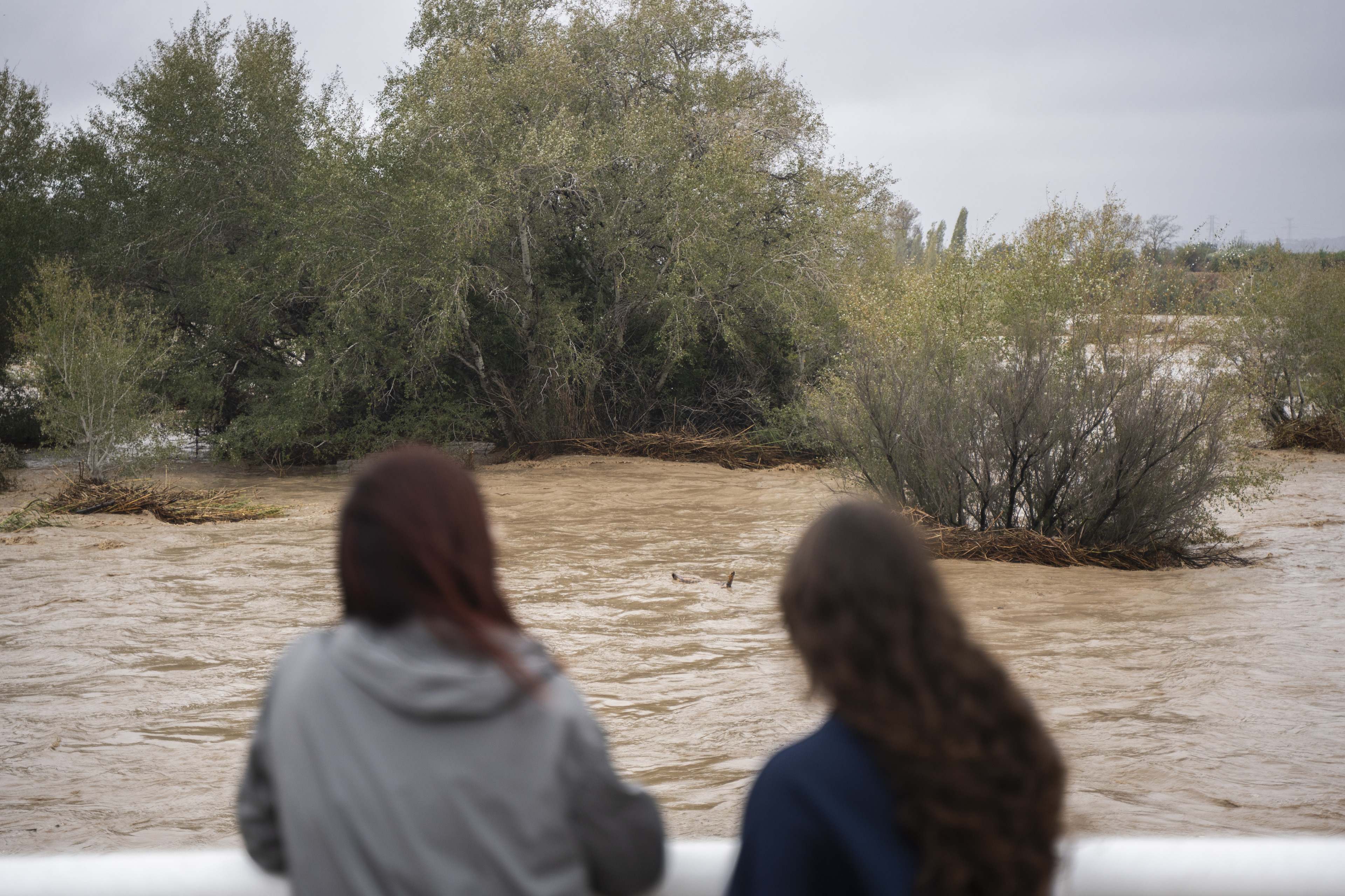 Imagen del río Magro entre Catadau, Llombai y Alfarp.