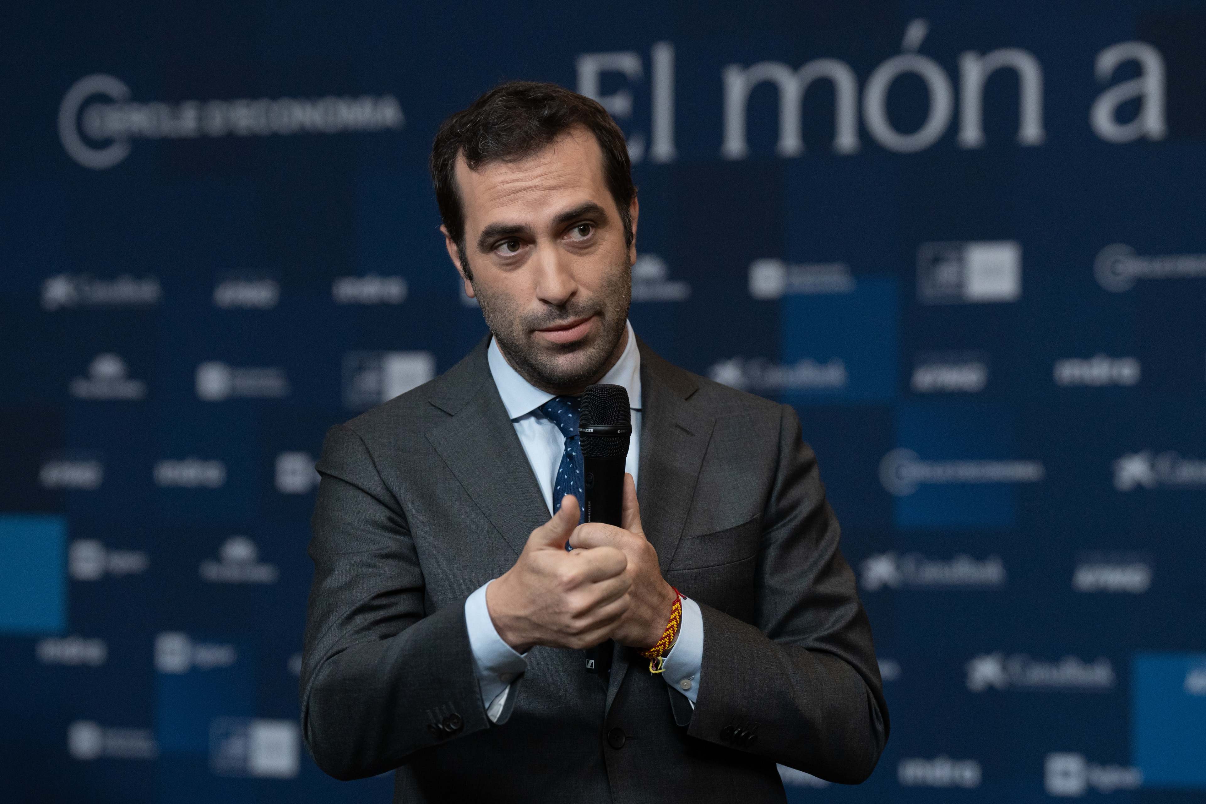 El ministro de Economía, Carlos Cuerpo, la reunión del Cercle de 2024. EE