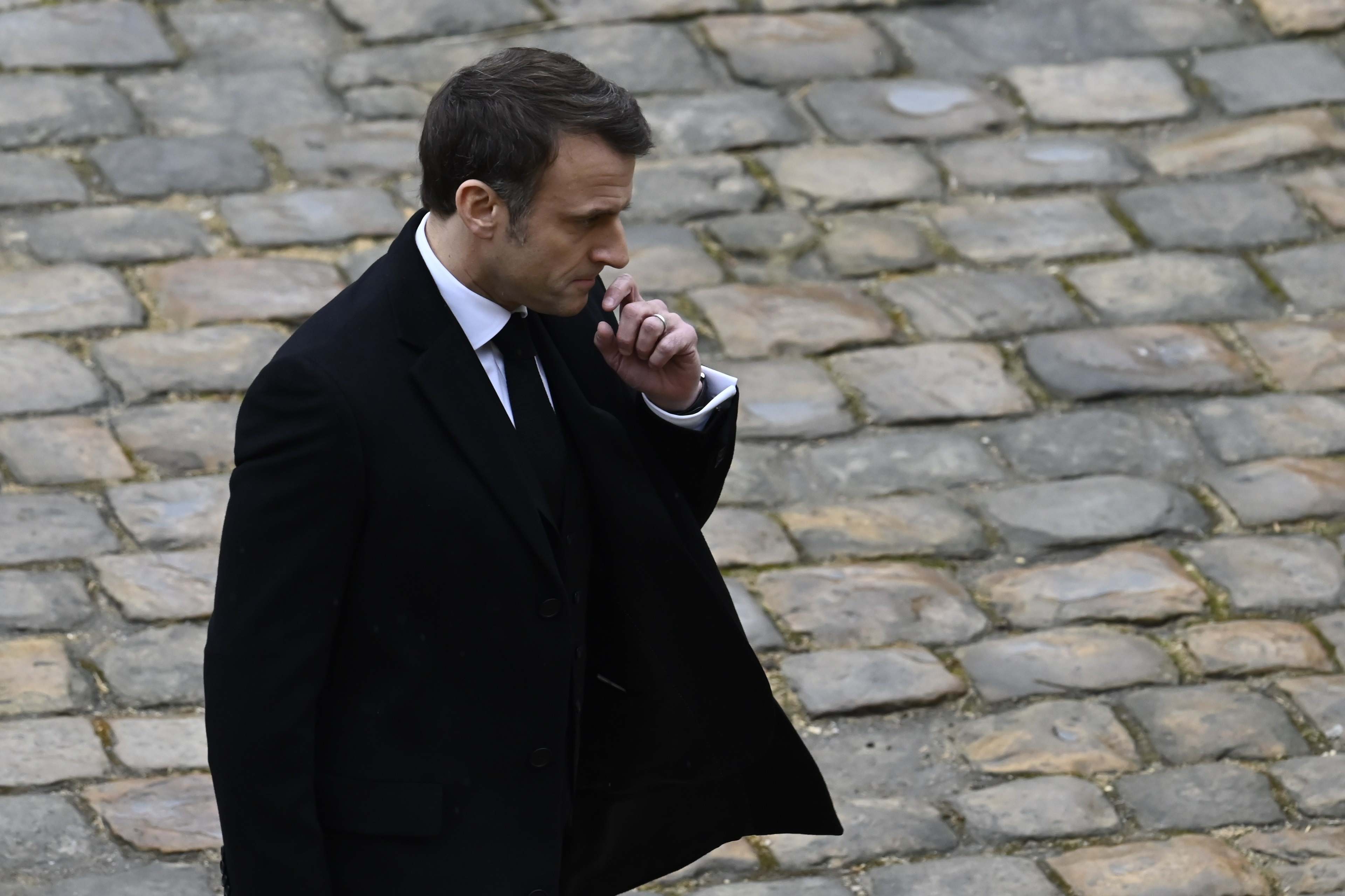 el presidente de francia emmanuel macron