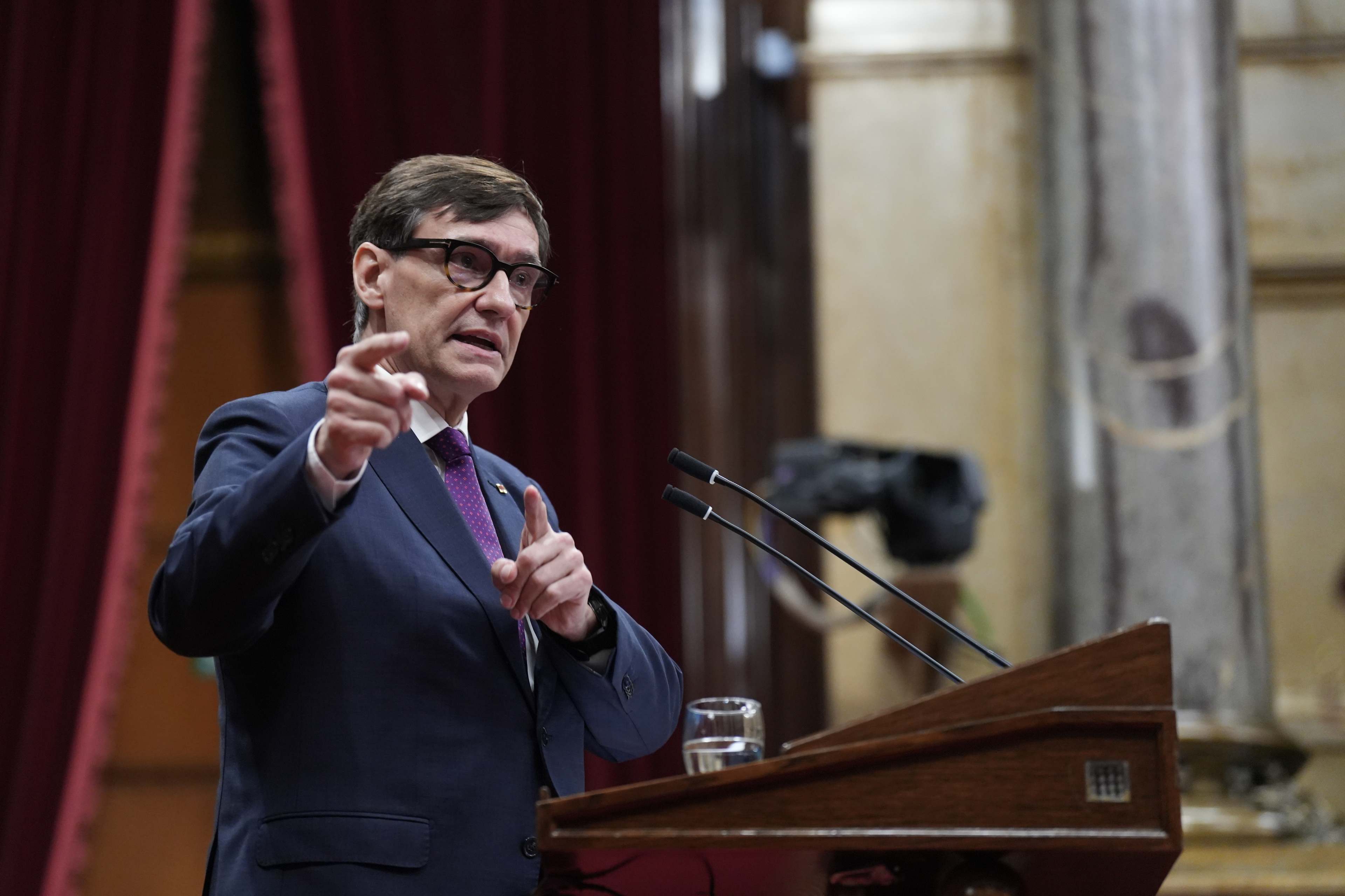 El presidente de la Generalitat de Cataluña, Salvador Illa. EP