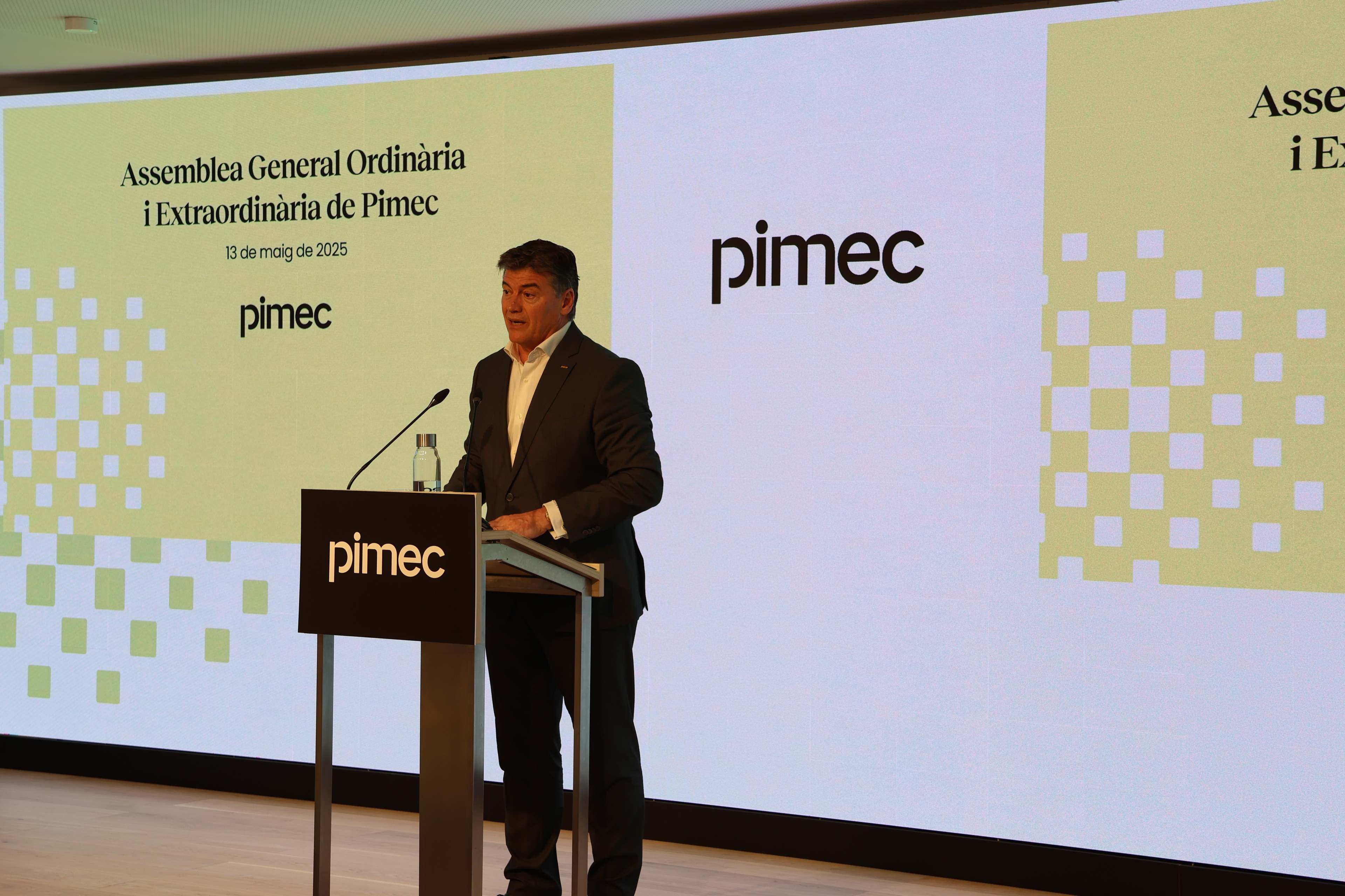 El presidente de Pimec, Antoni Cañete. EP