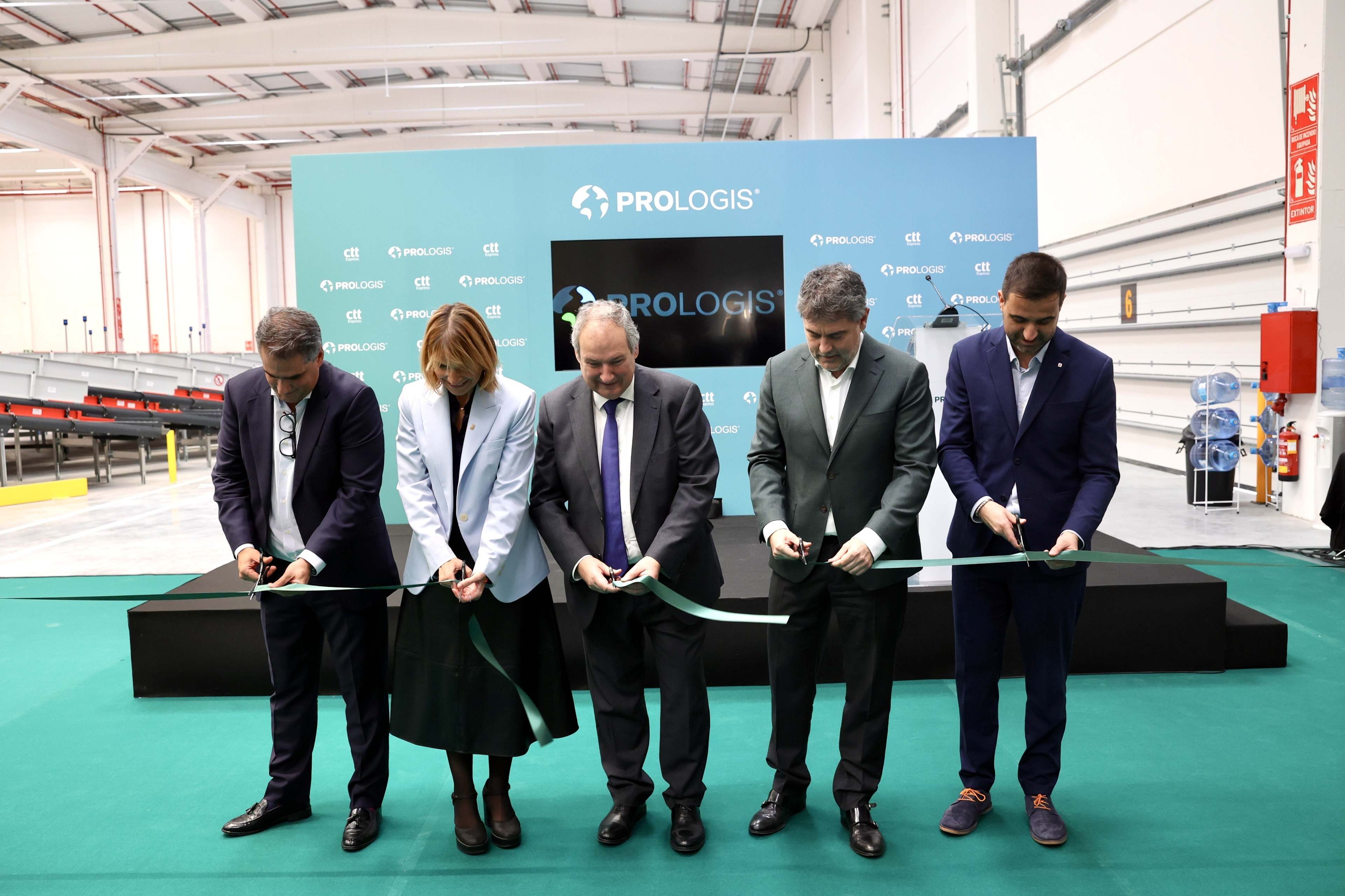 Inauguración de la nave de Prologis en Sant Boi de Llobregat (Barcelona). EE