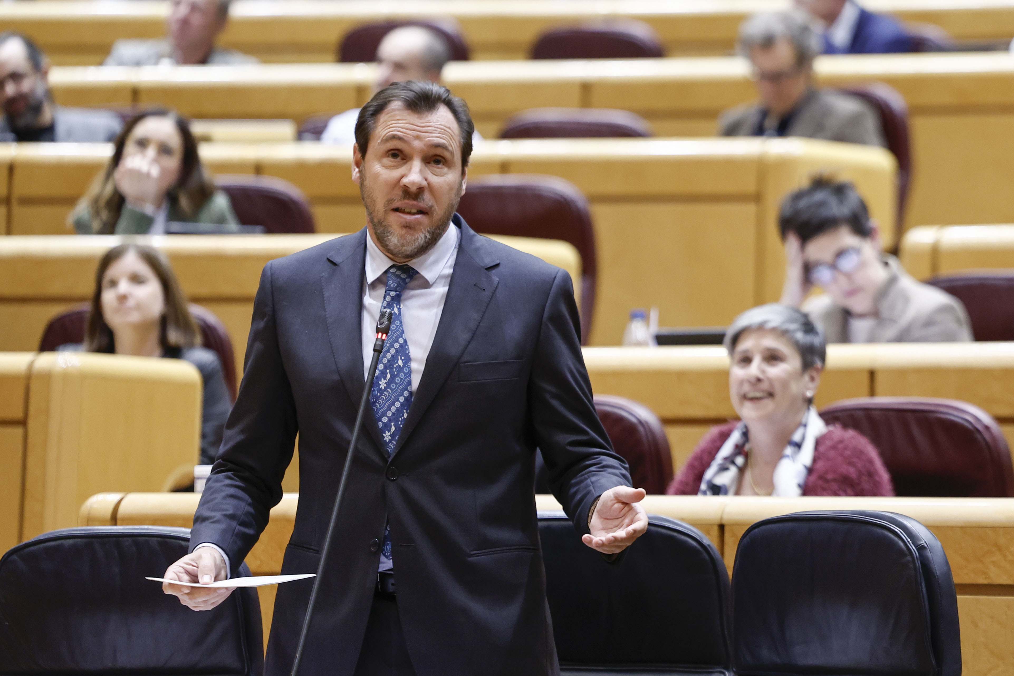 Oscar Puente, ministro de Transportes.