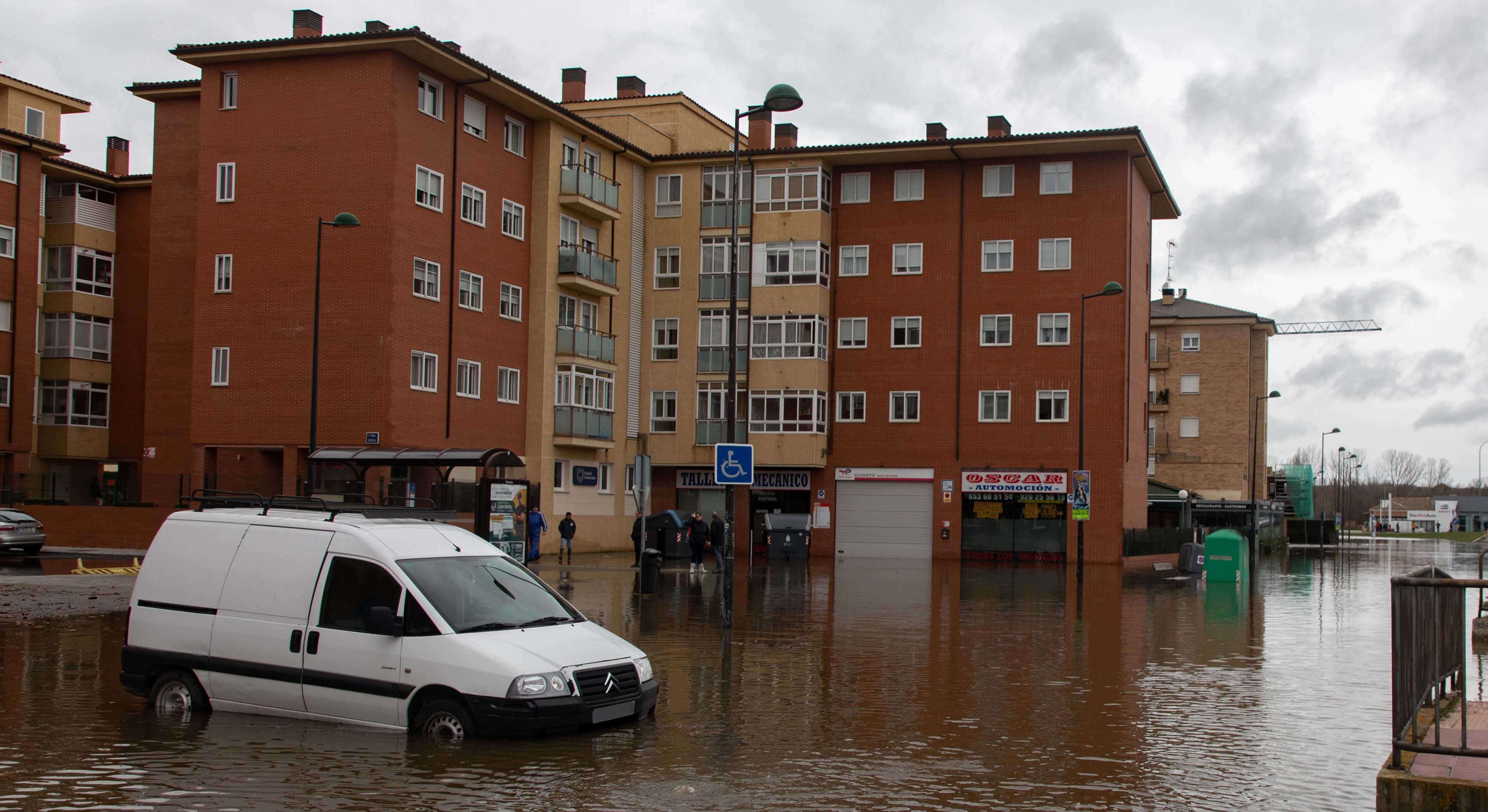 Ávila con inundaciones. / Foto: EP.