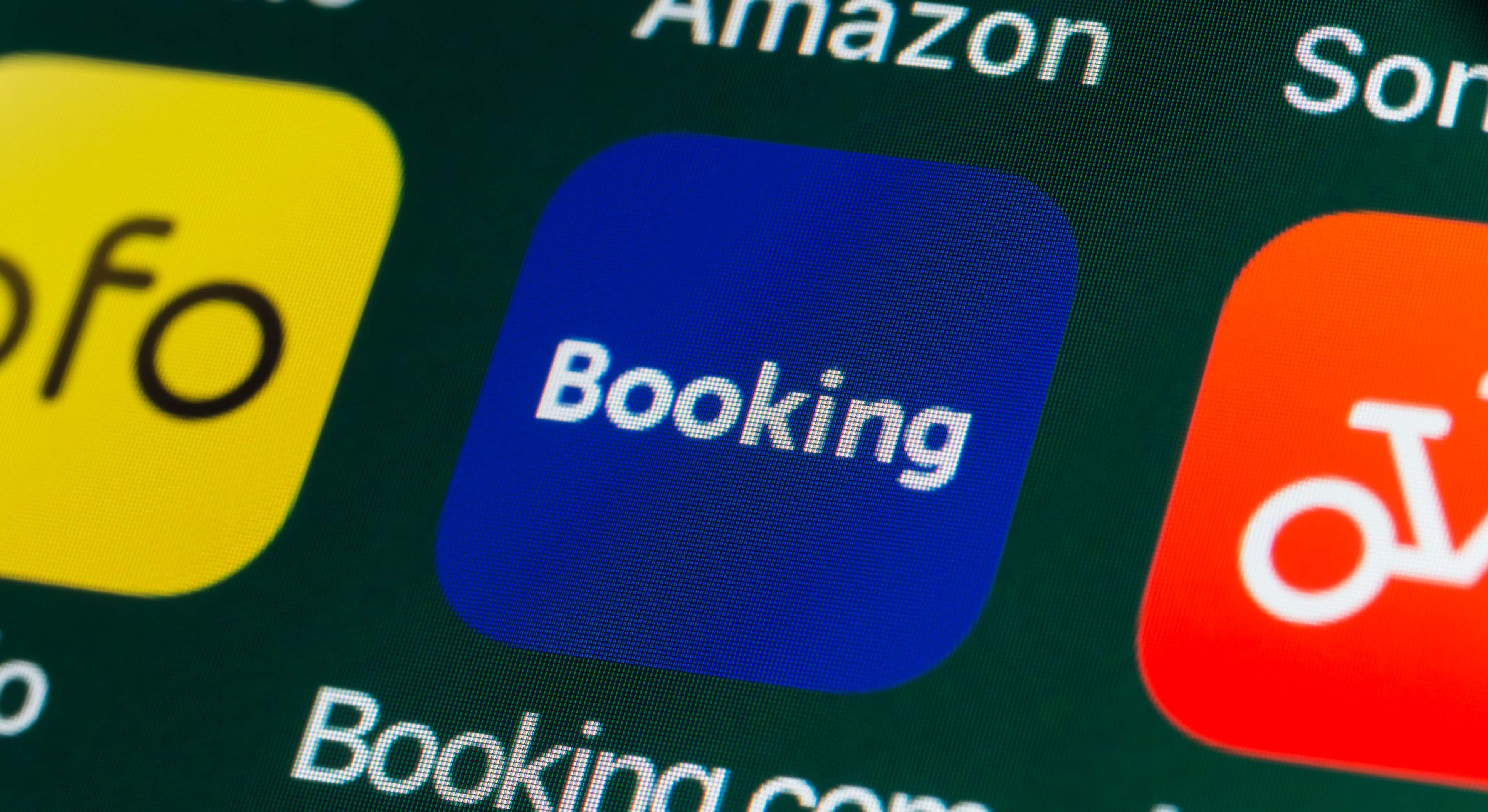 Aplicación de Booking en el móvil. / Foto: iStock
