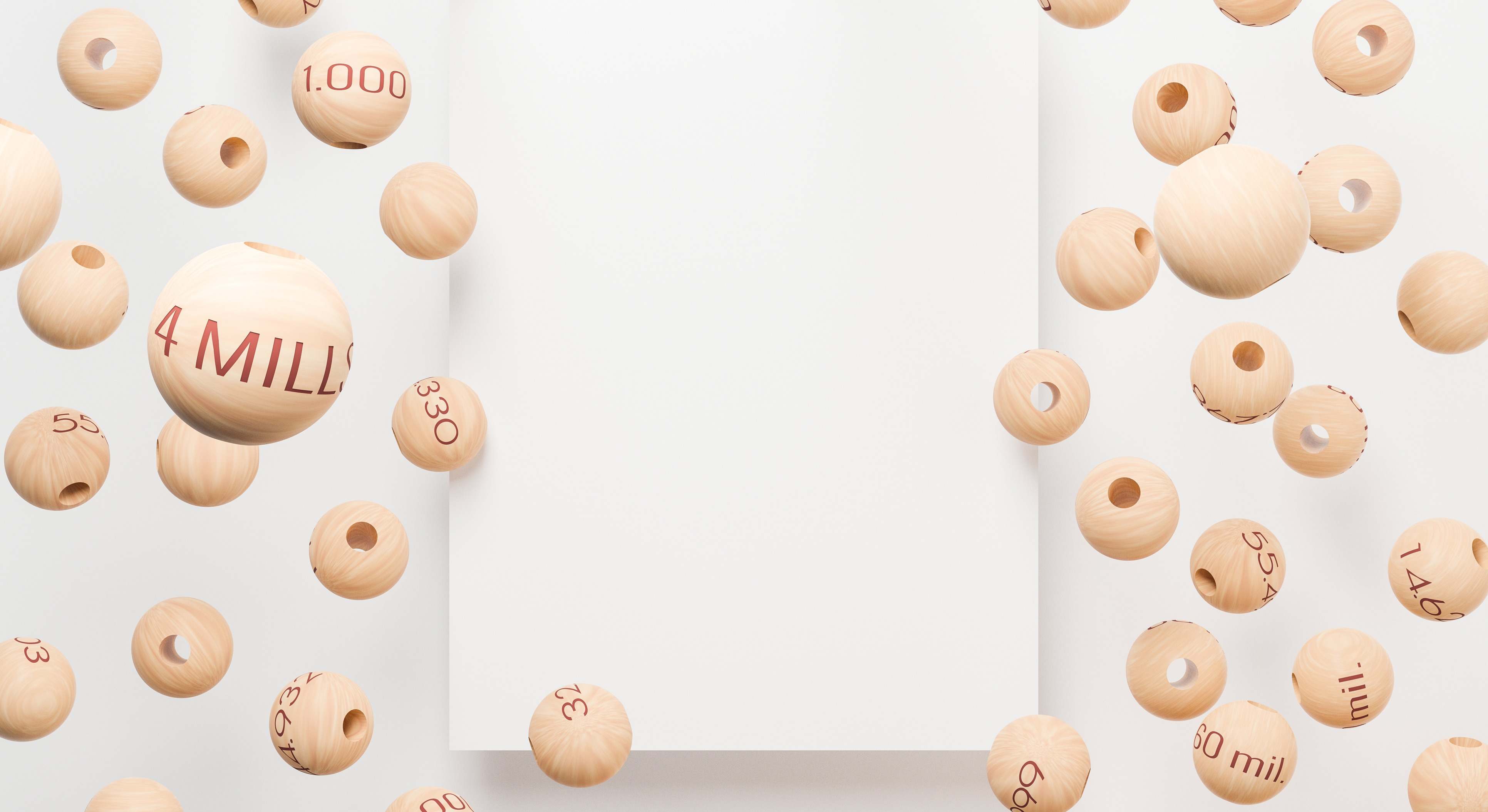 Bolas de los premios de la lotería de Navidad. / Foto: iStock