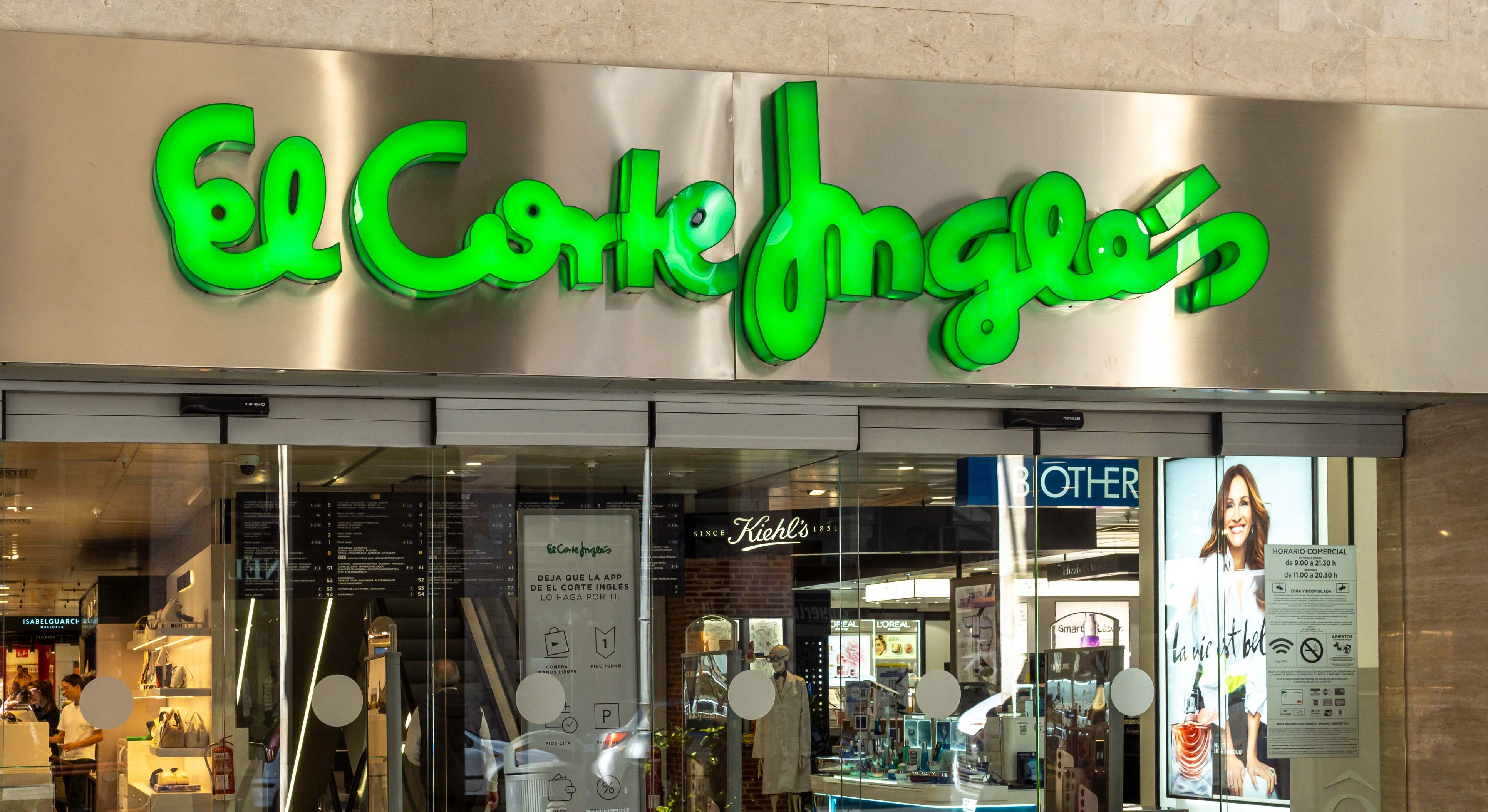 Tienda de El Corte Inglés. / Foto: iStock