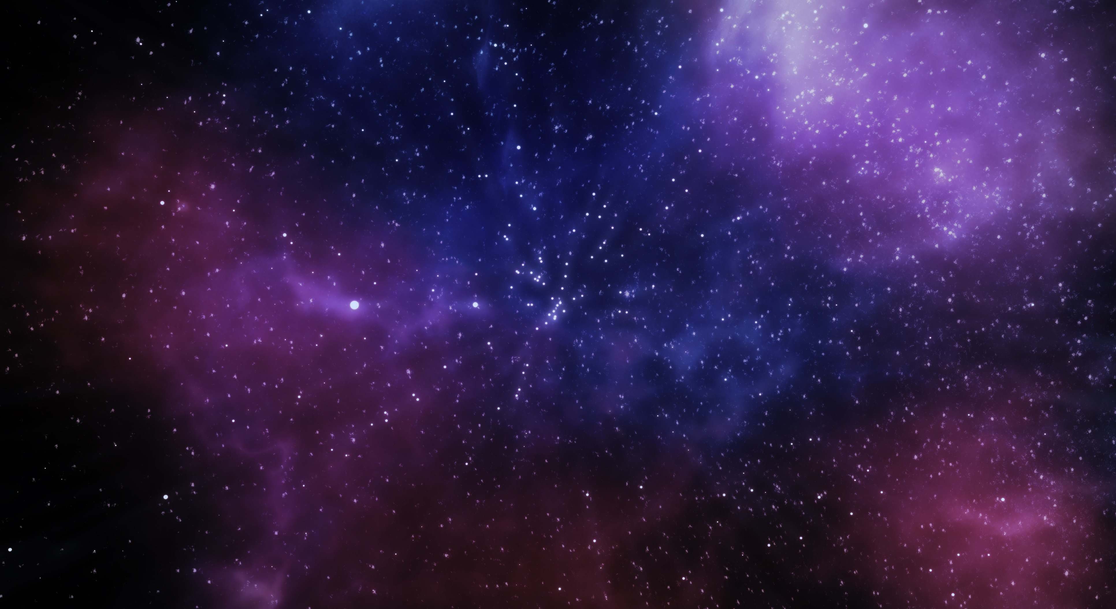 Estrellas, nebulosa y materia oscura en el universo. / Foto: iStock