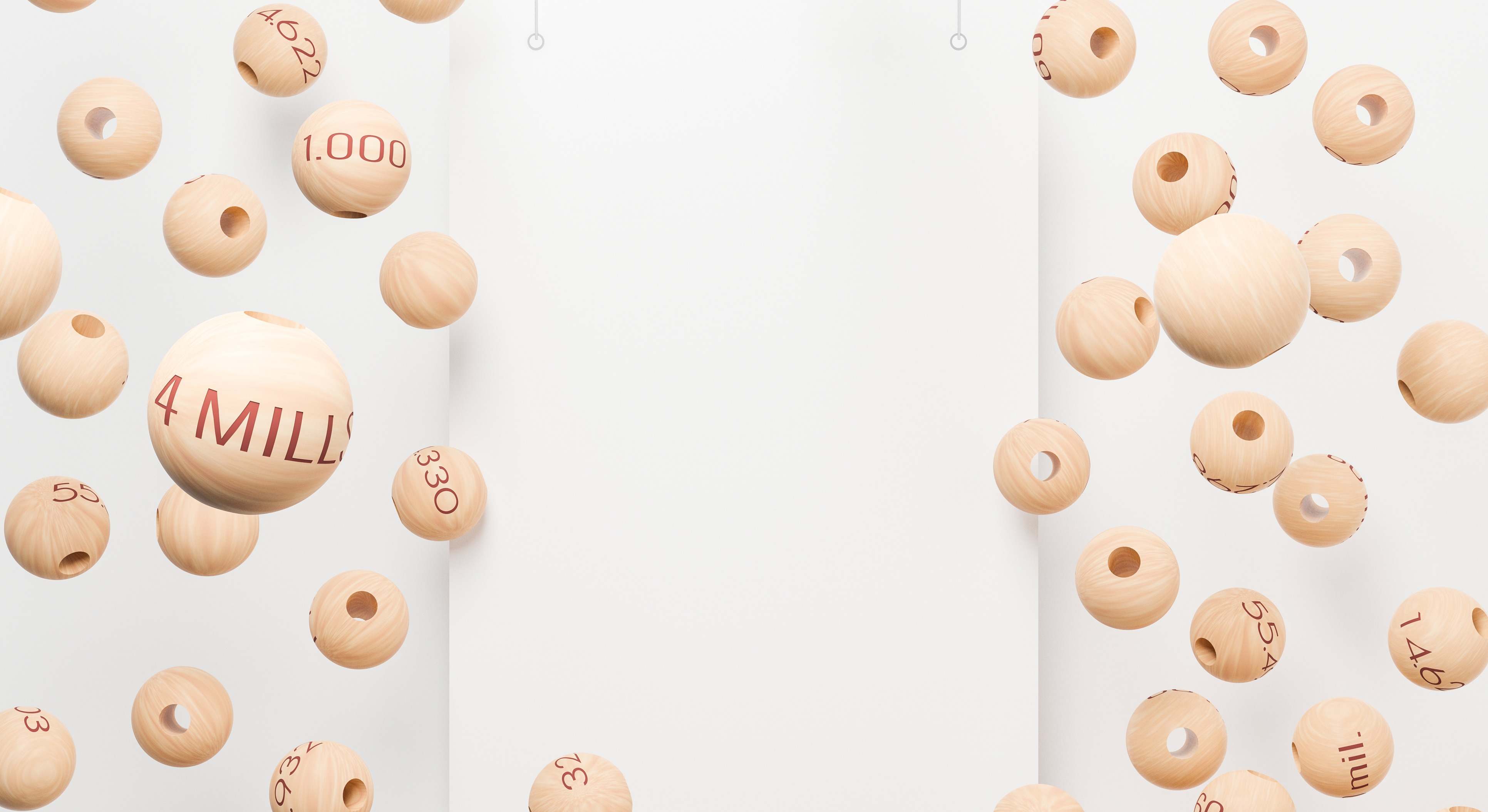 Bolas de los premios de la lotería de Navidad. / Foto: iStock